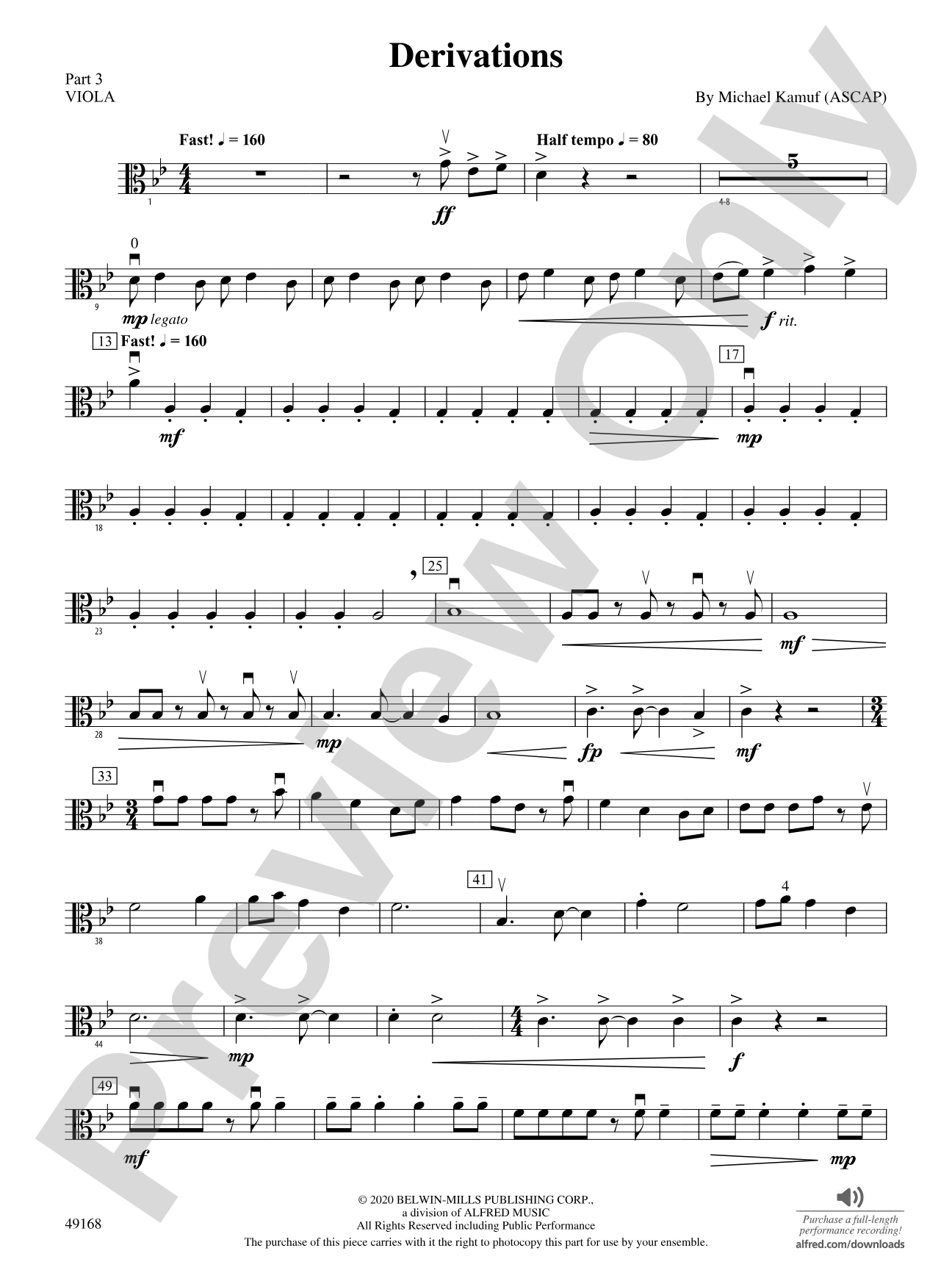 Derivations: Part 3 - Viola
