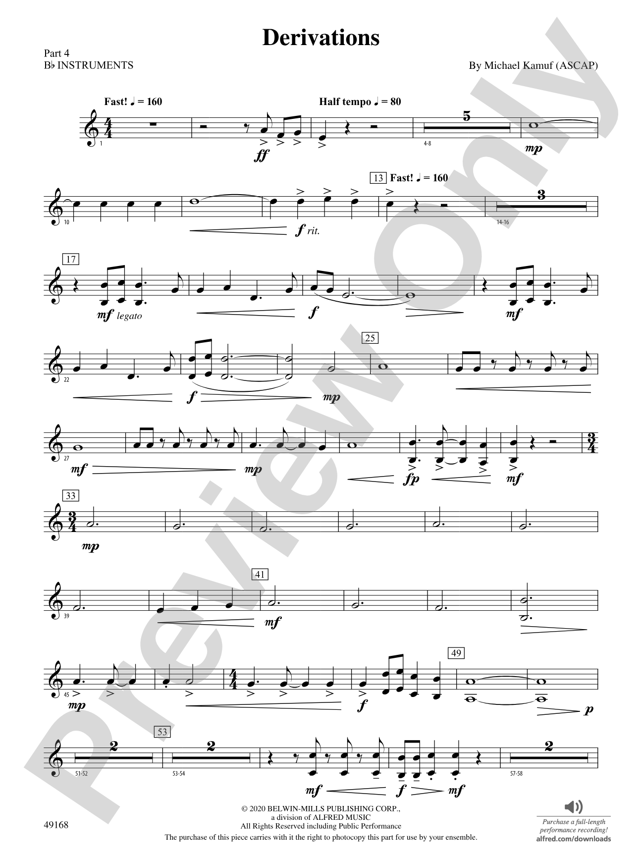 Derivations: Part 4 - B-flat Instruments