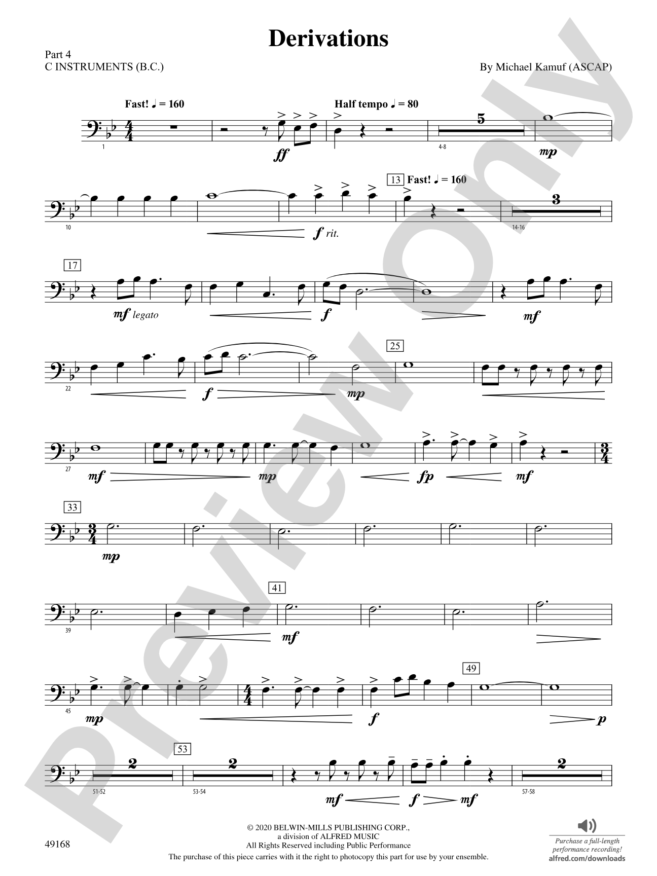 Derivations: Part 4 - C Instruments (B.C.)