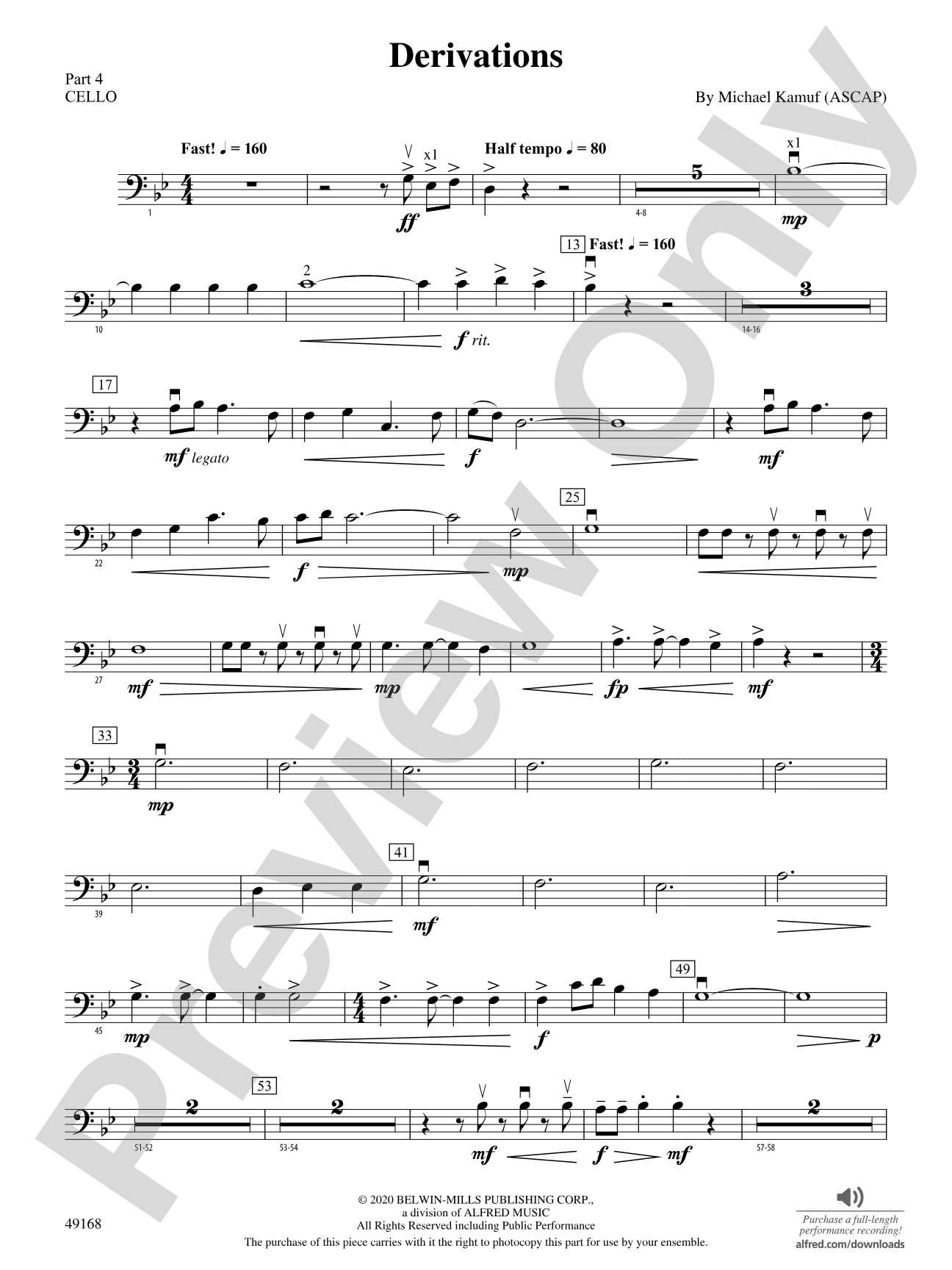 Derivations: Part 4 - Cello