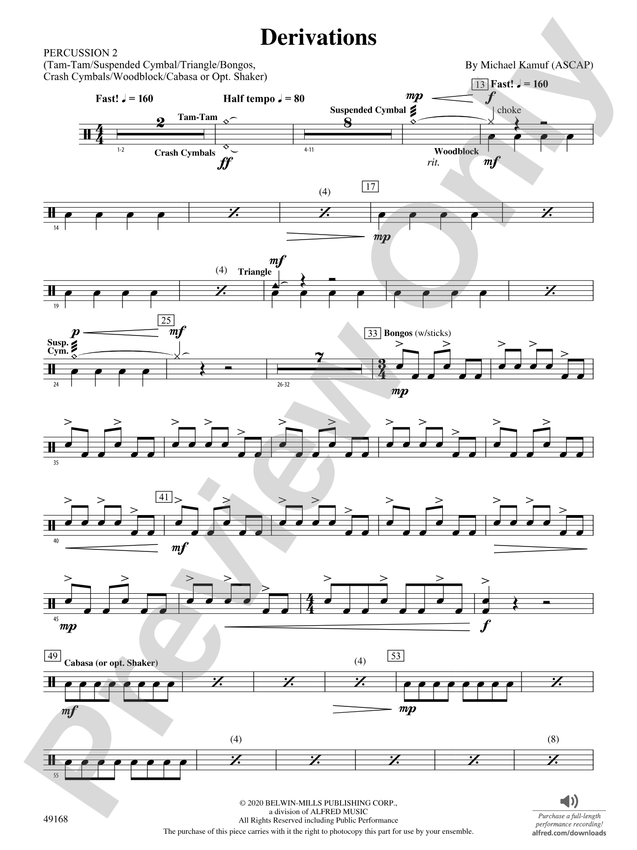 Derivations: 2nd Percussion