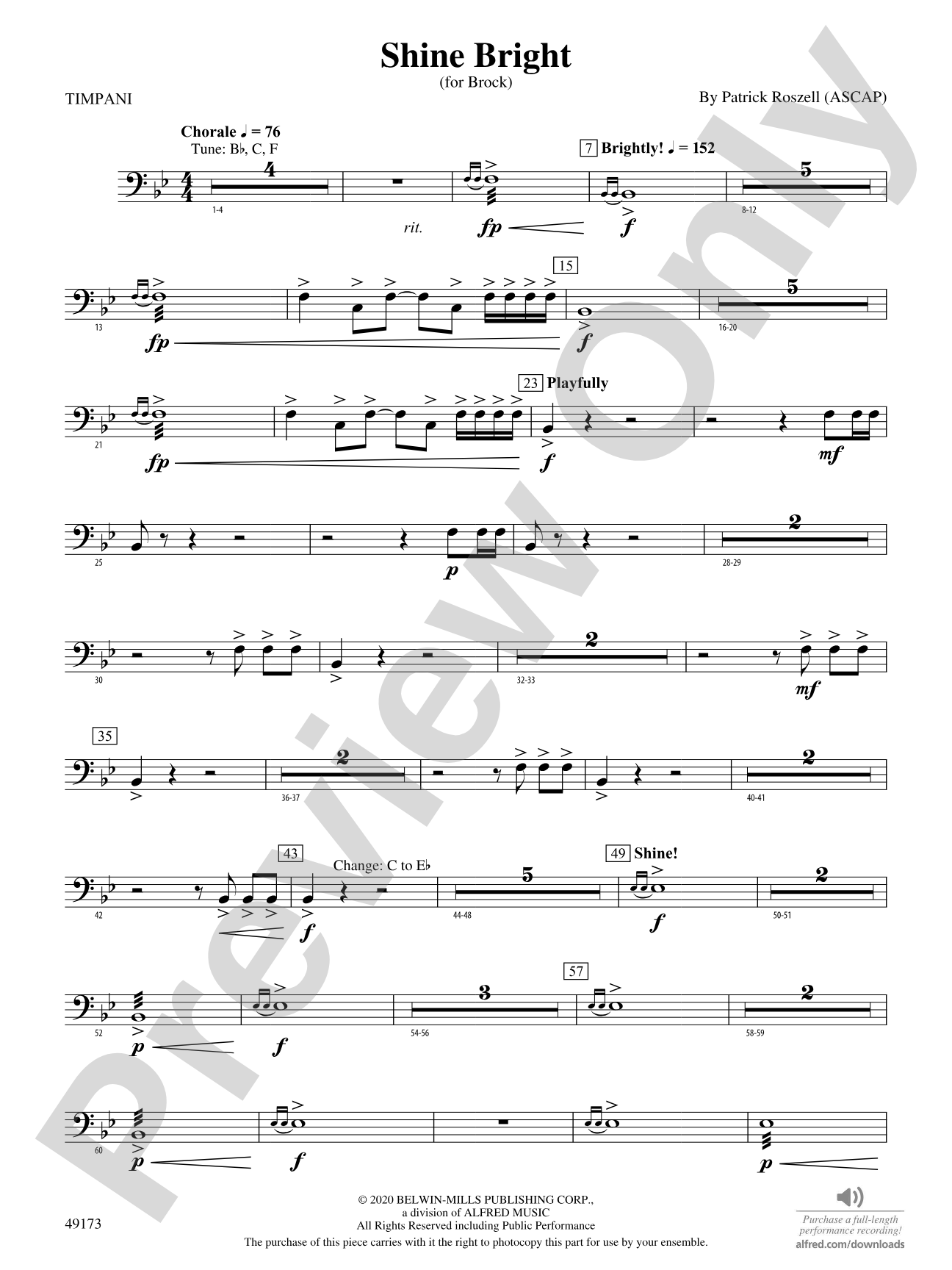 Shine Bright: Timpani