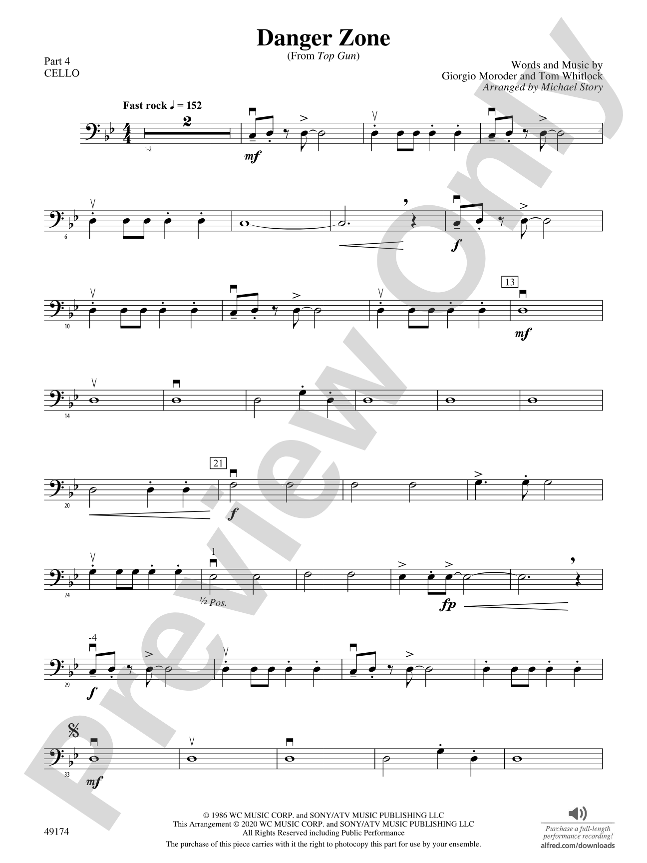 Danger Zone: Part 4 - Cello