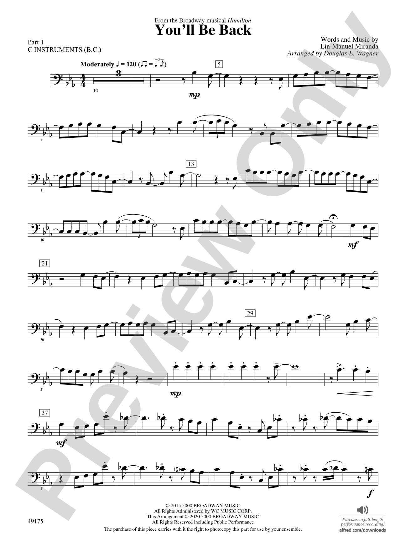 You'll Be Back: Part 1 - C Instruments (B.C.)