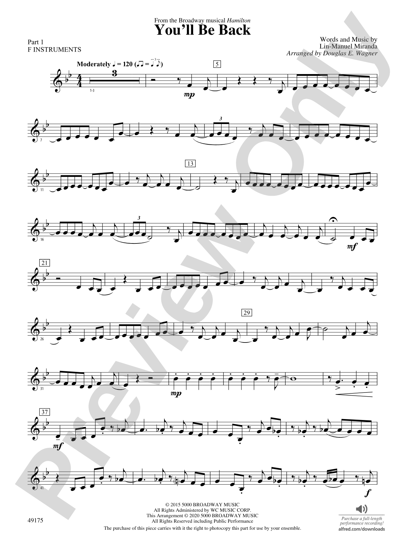 You'll Be Back: Part 1 - F Instruments