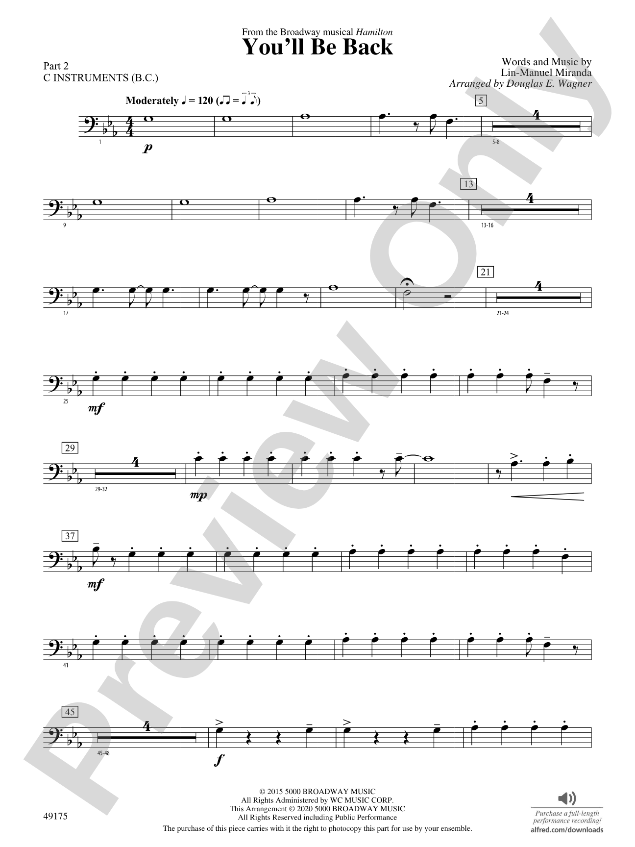 You'll Be Back: Part 2 - C Instruments (B.C.)