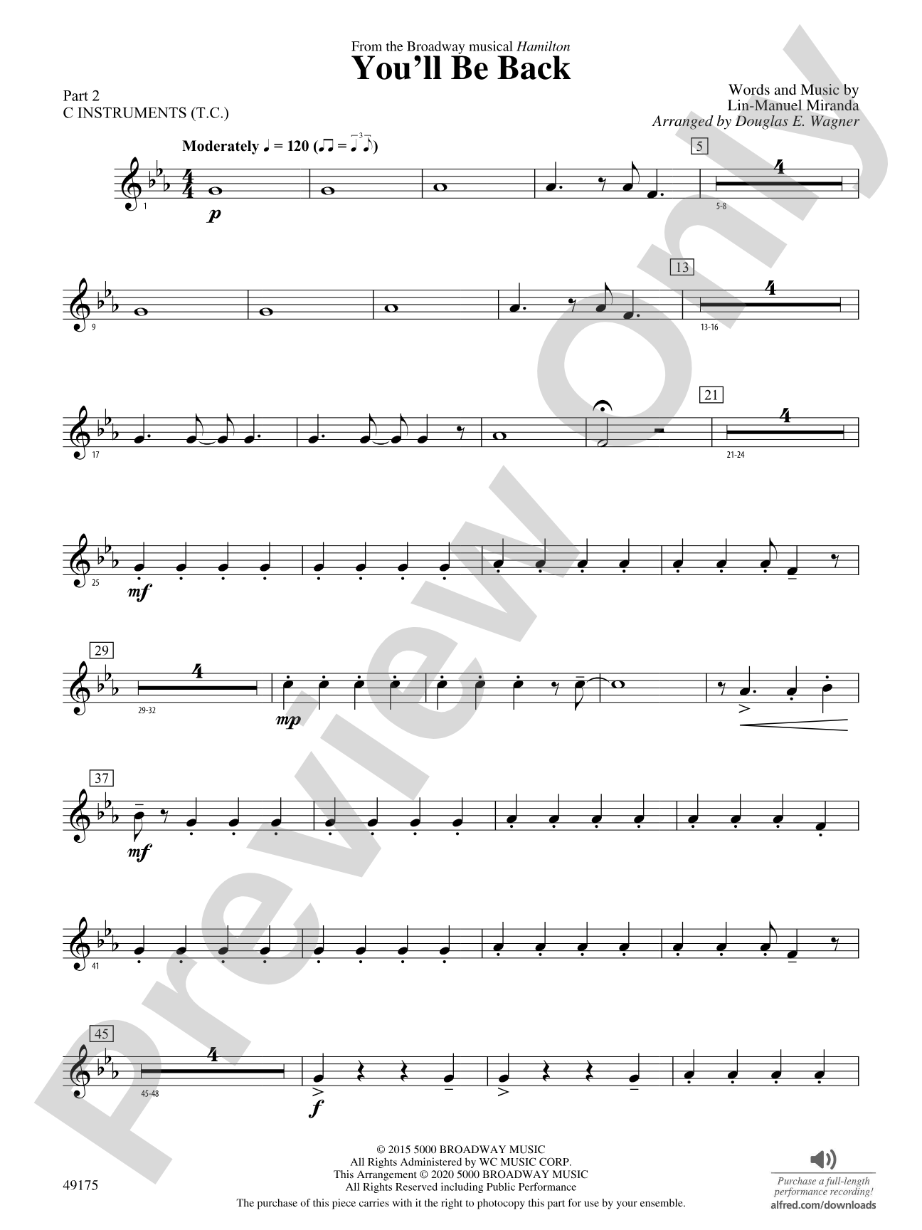 You'll Be Back: Part 2 - C Instruments (T.C.)