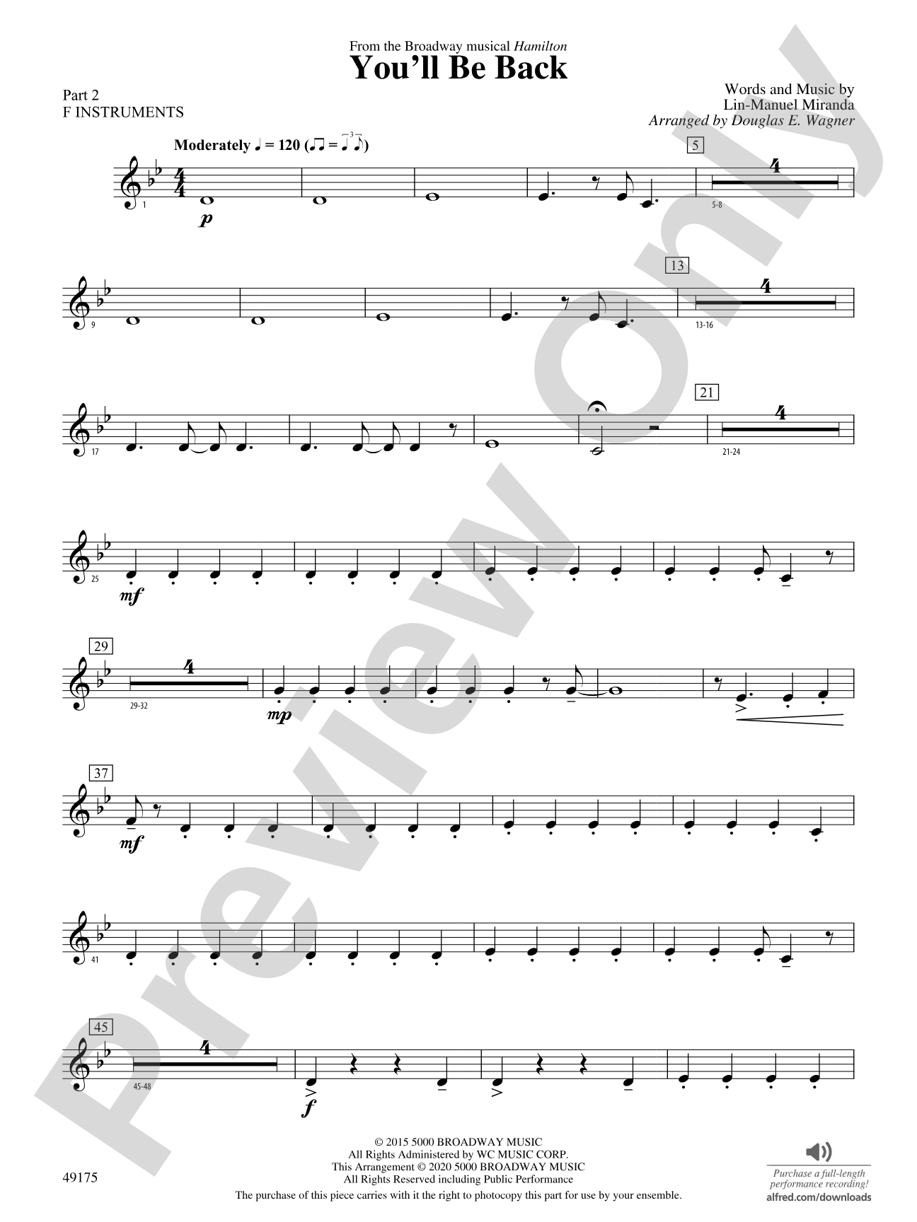 You'll Be Back: Part 2 - F Instruments