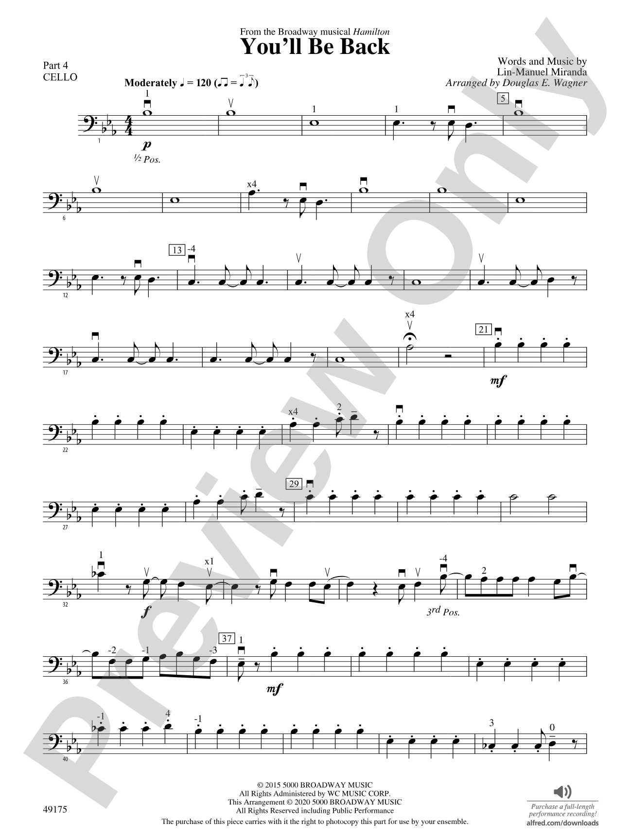 You'll Be Back: Part 4 - Cello