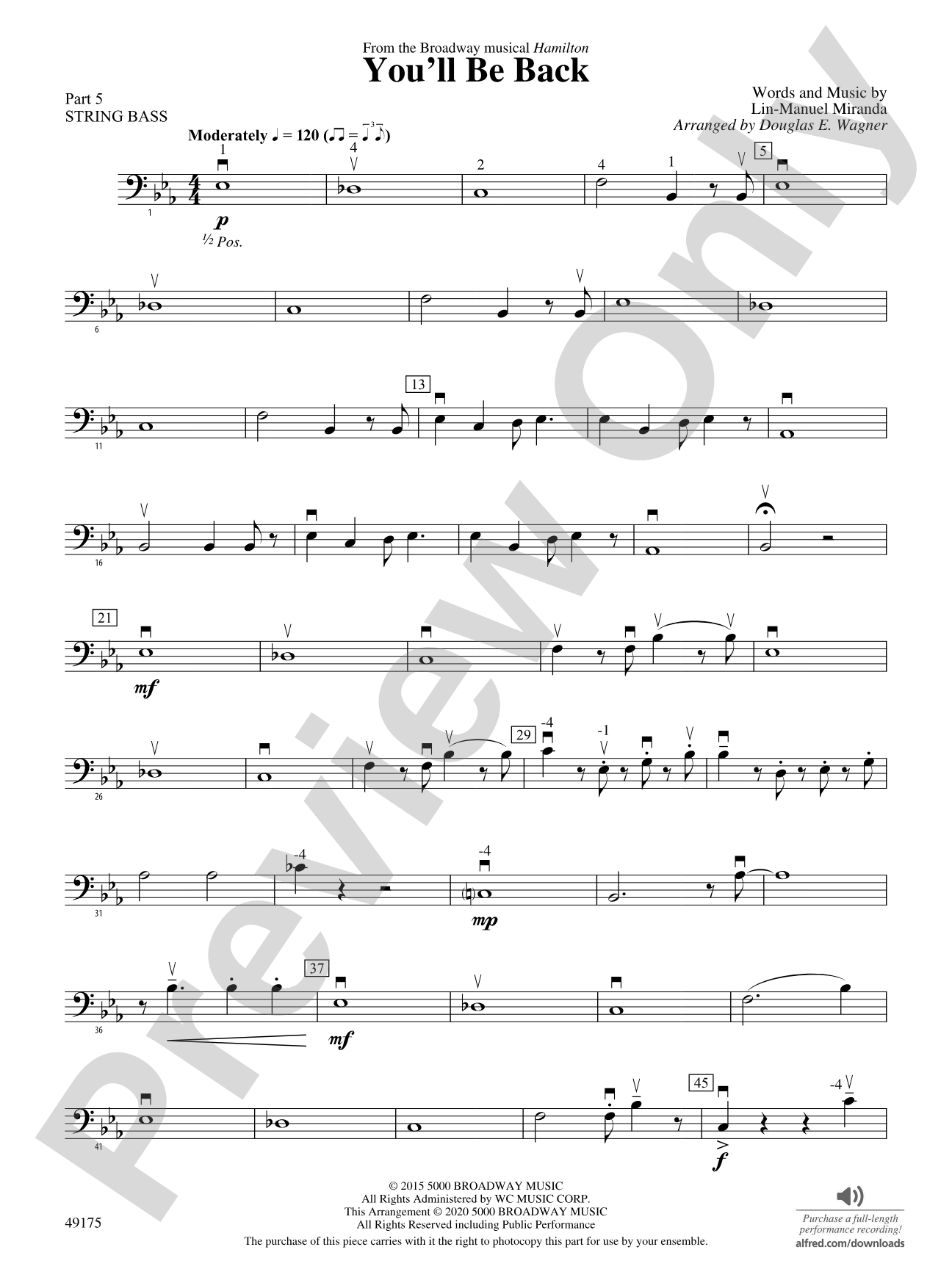 You'll Be Back: Part 5 - String Bass