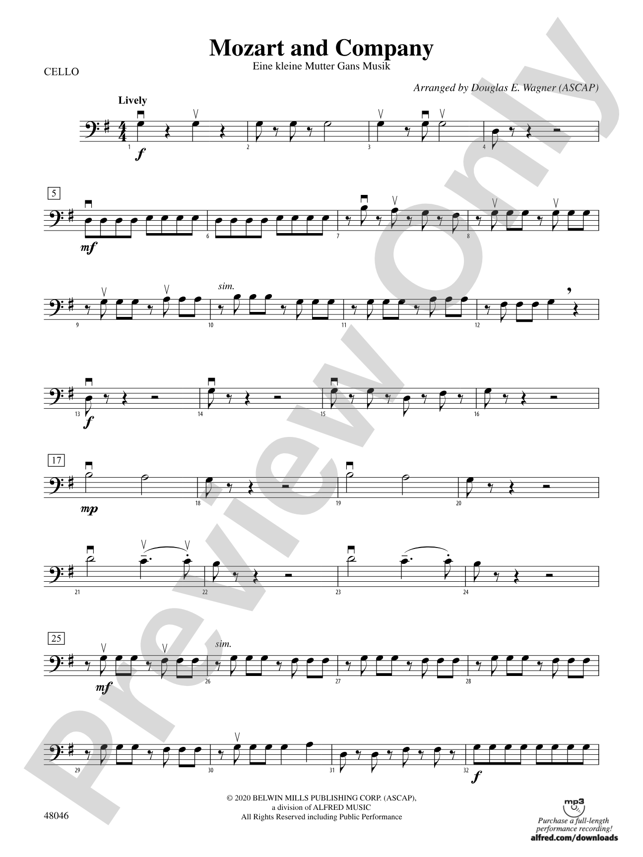 Mozart and Company: Cello