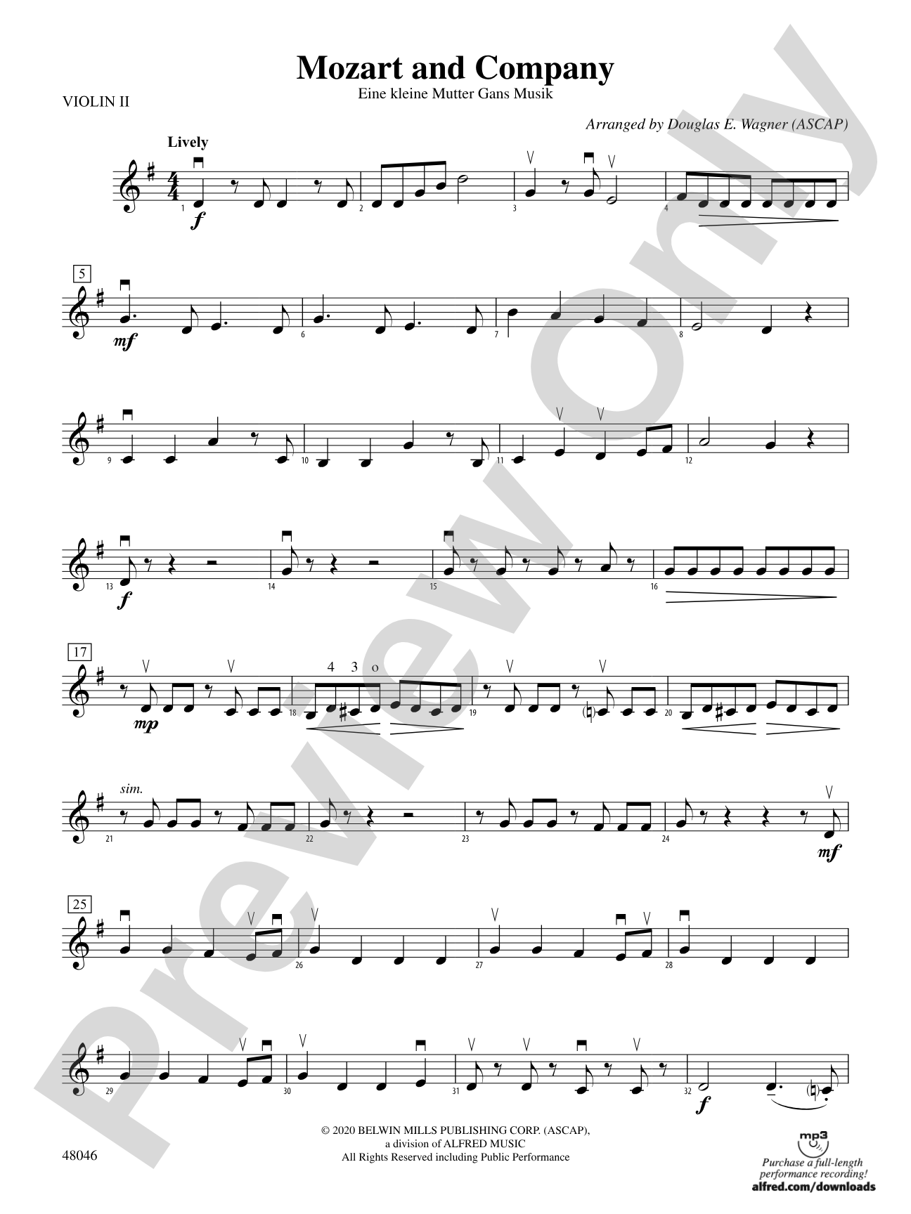 Mozart and Company: 2nd Violin