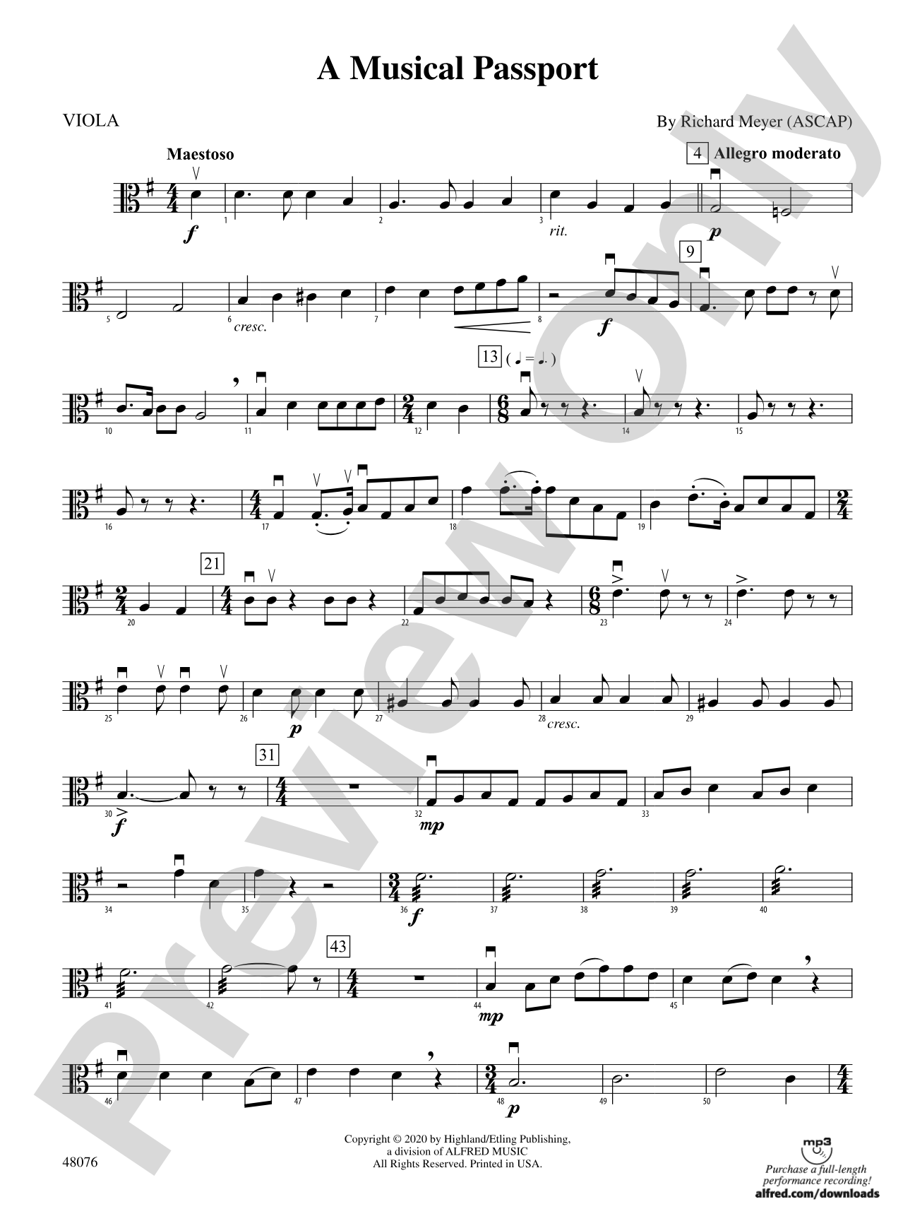 A Musical Passport: Viola
