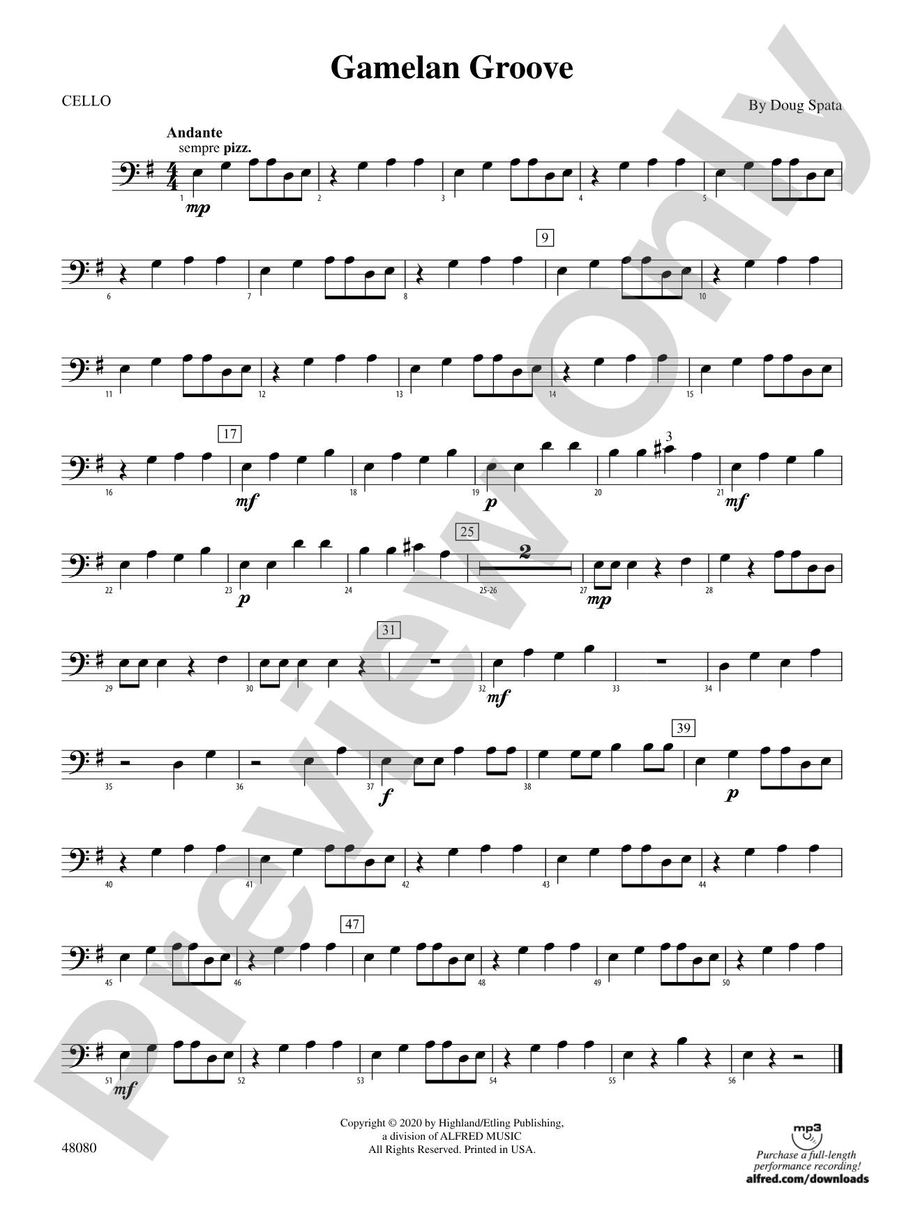 Gamelan Groove: Cello