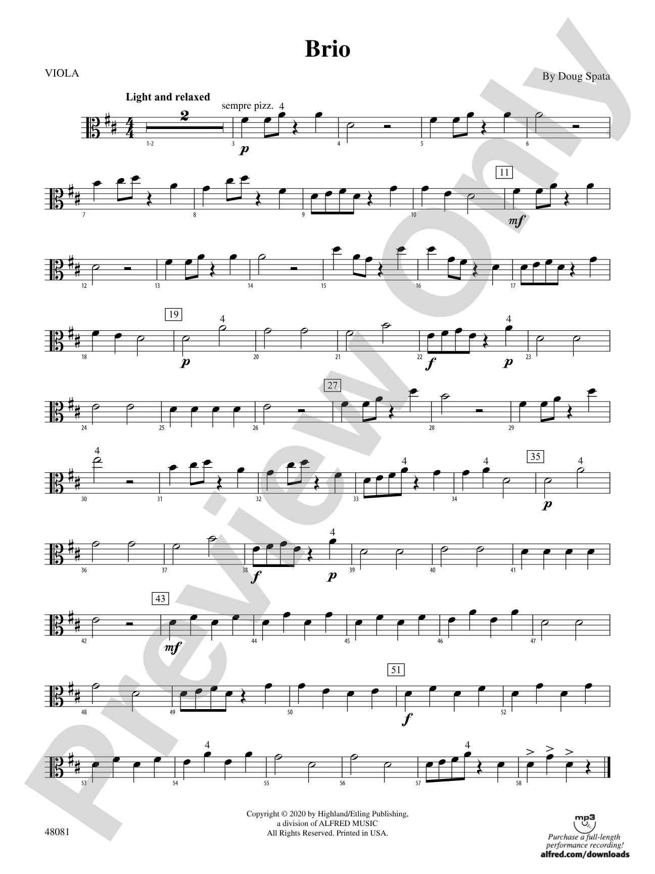 Brio: Viola