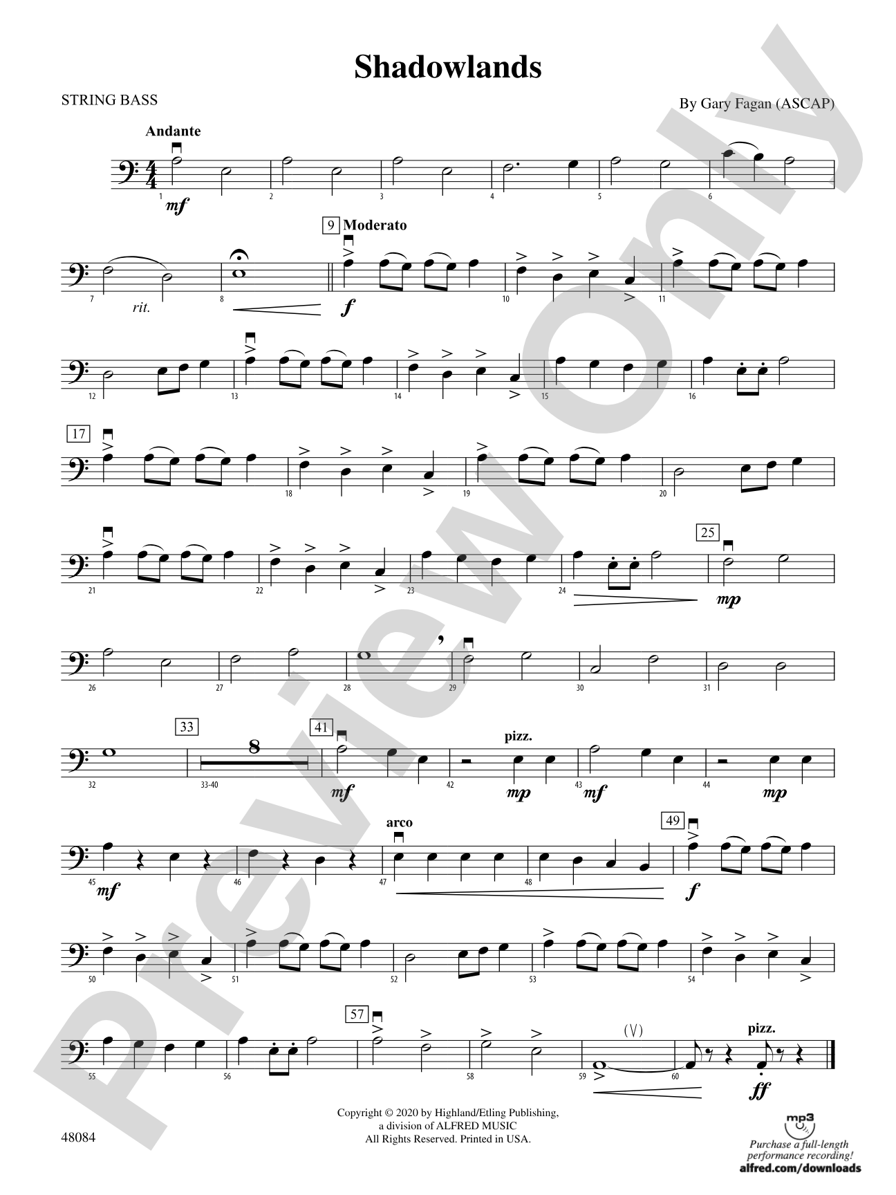 Shadowlands: String Bass