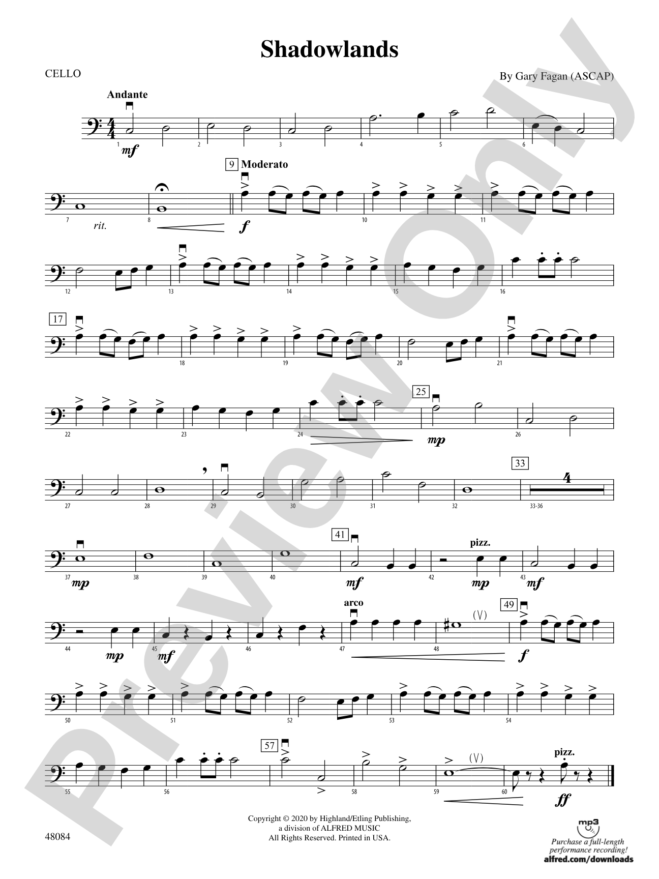 Shadowlands: Cello