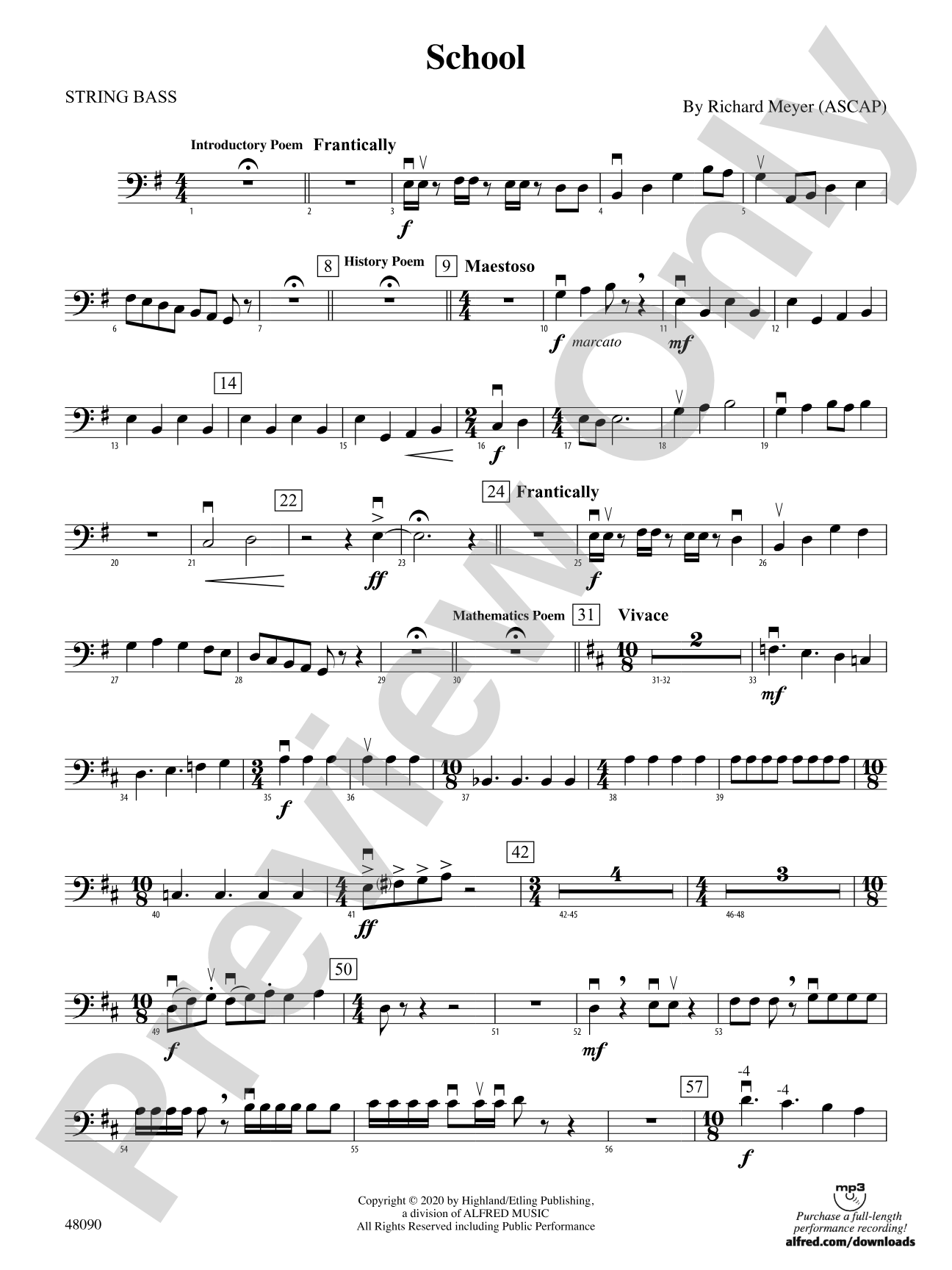 School: String Bass