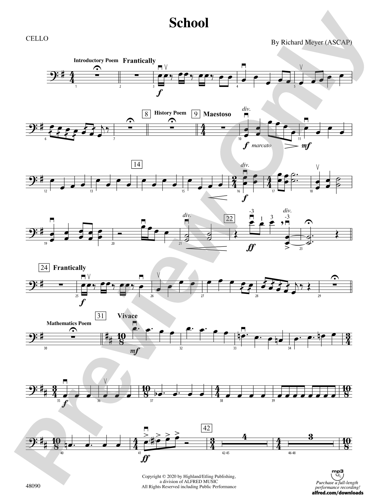 School: Cello