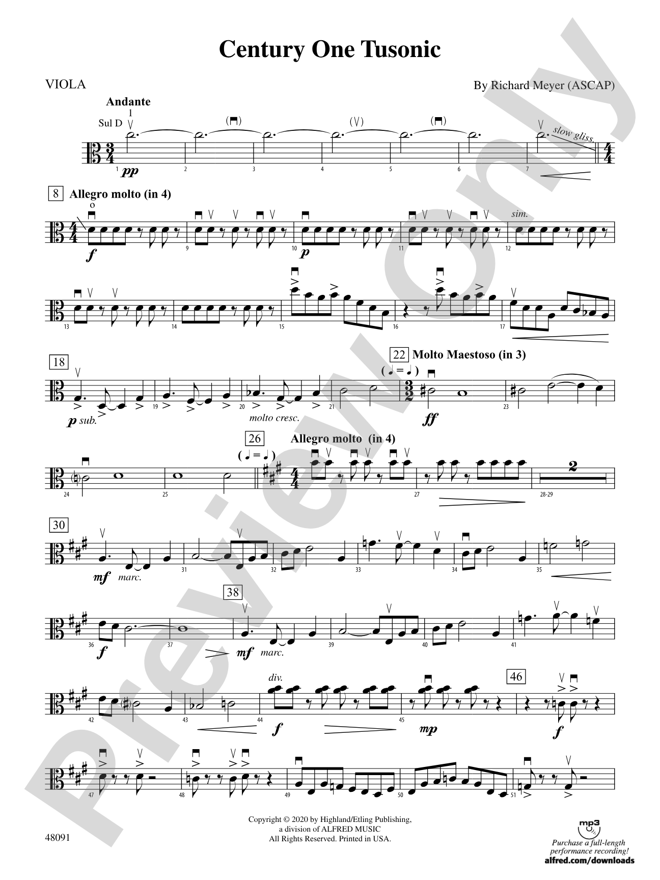 Century One Tusonic: Viola