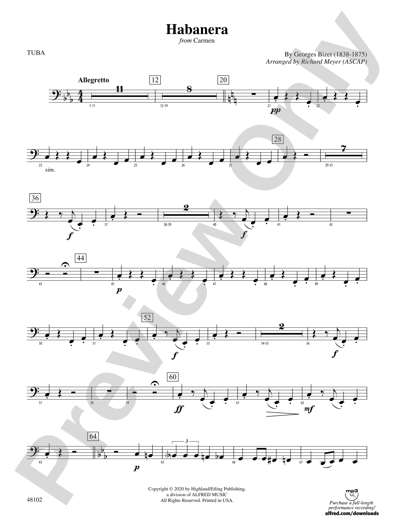 Habanera: Tuba