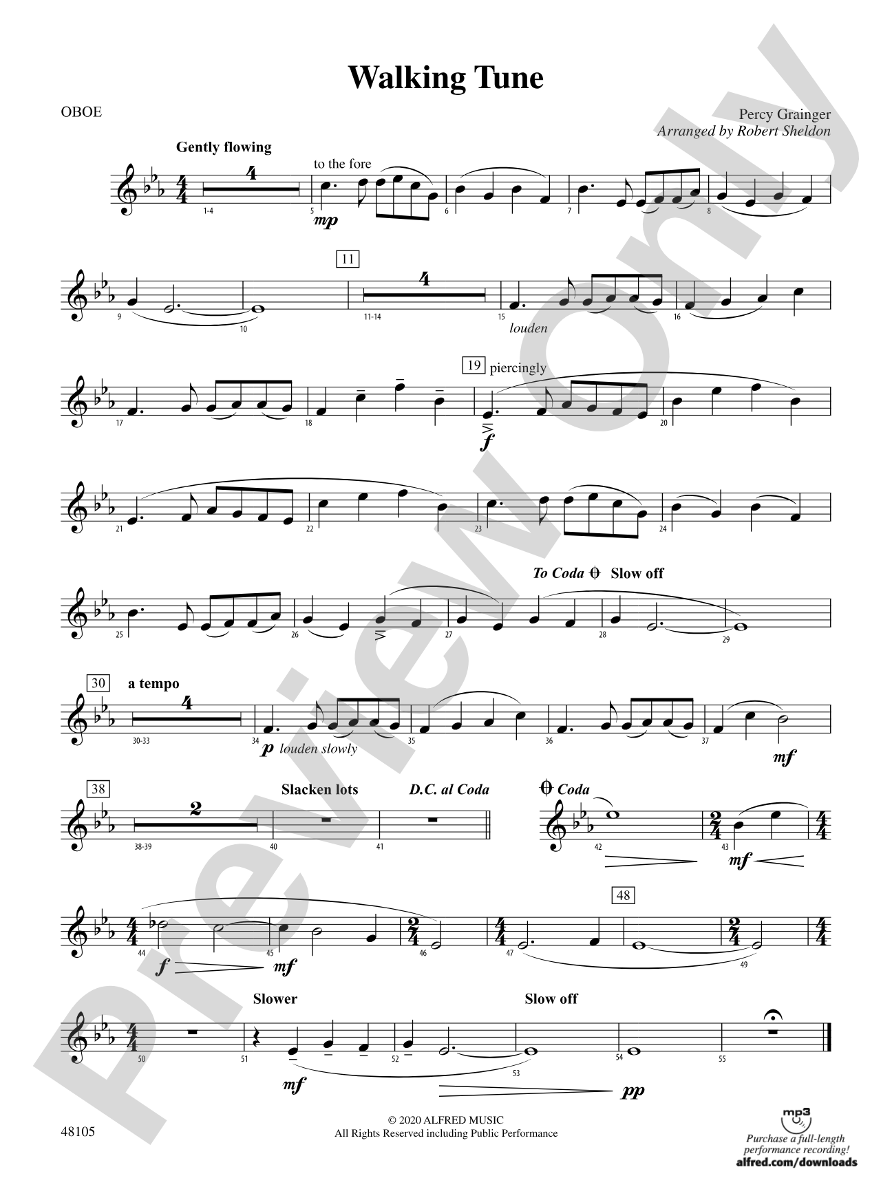 Walking Tune: Oboe