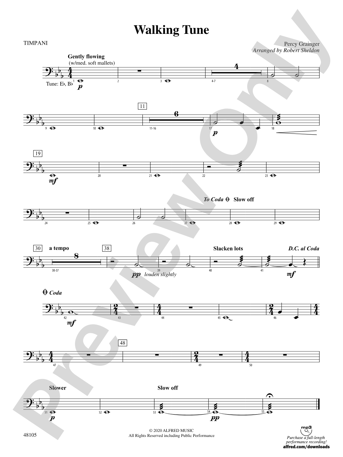Walking Tune: Timpani