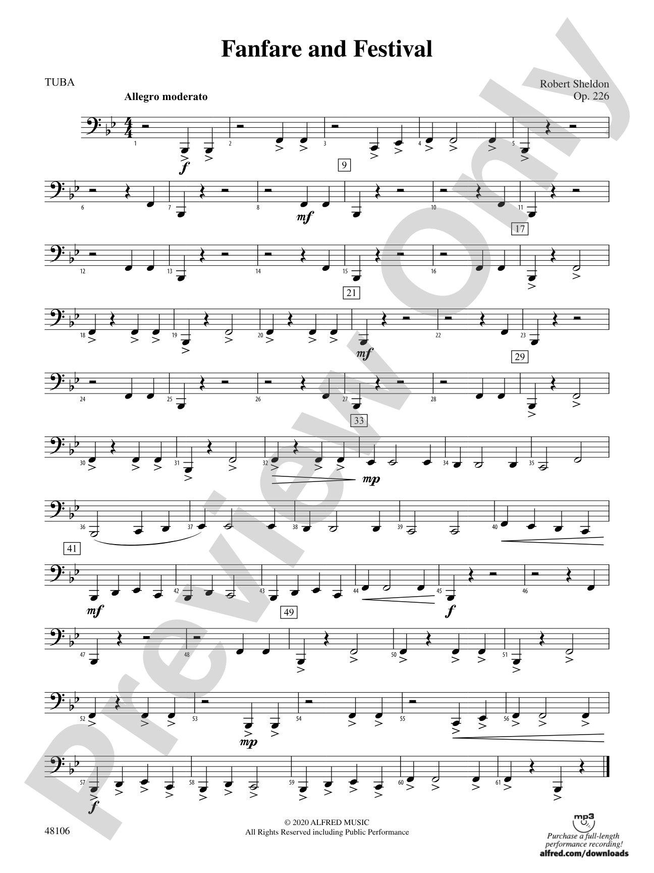 Fanfare and Festival: Tuba