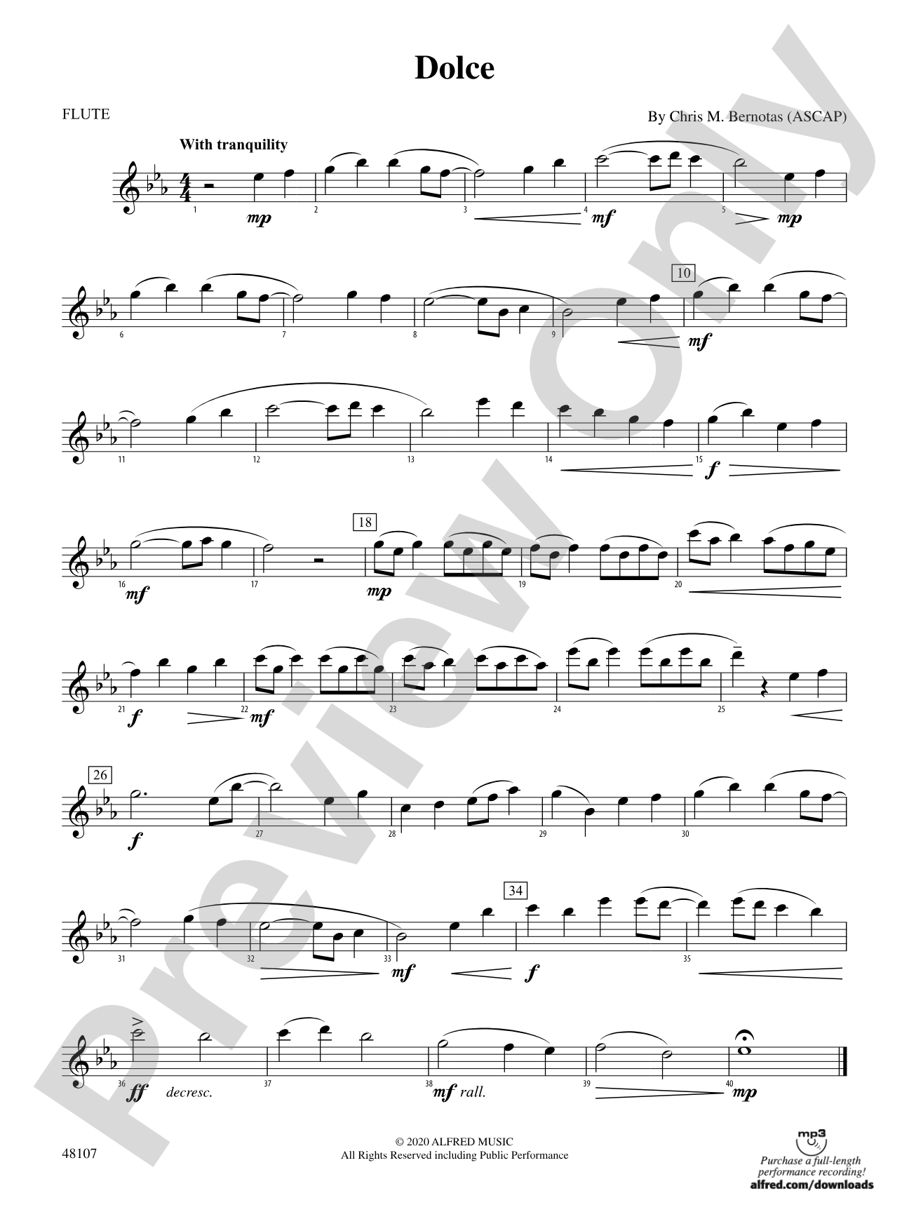 Dolce: Flute