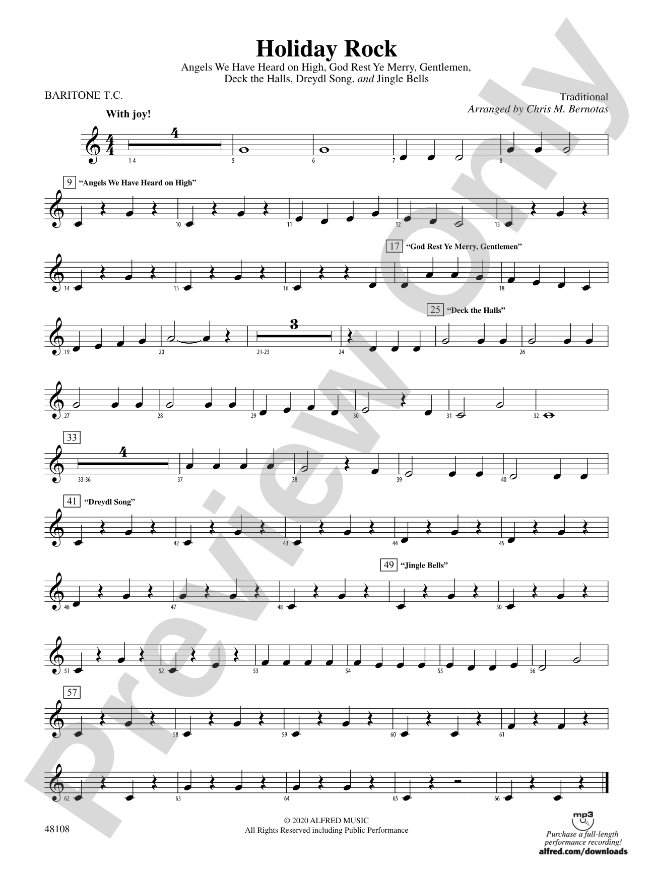 Holiday Rock: Baritone T.C.