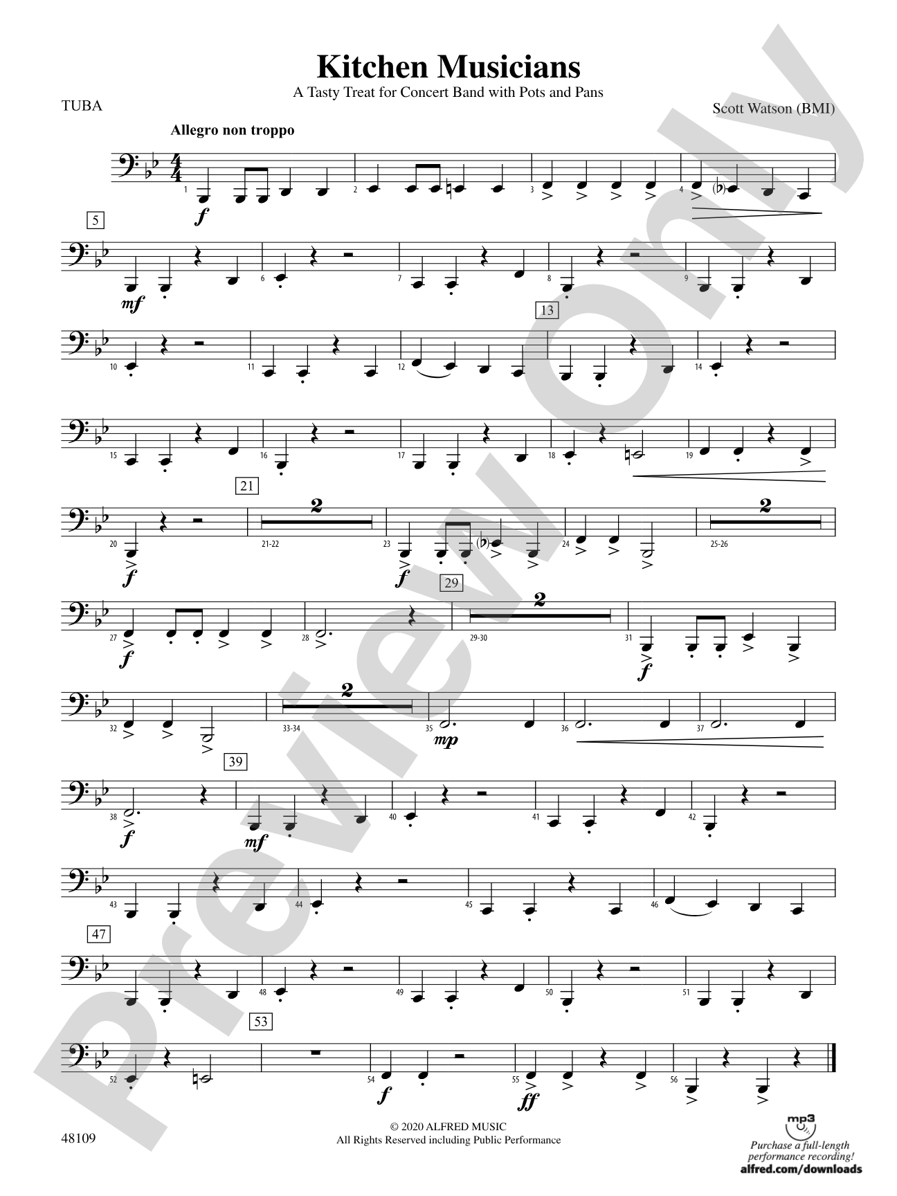 Kitchen Musicians: Tuba