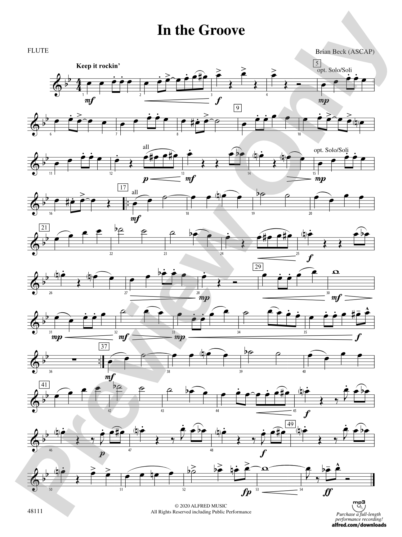 In the Groove: Flute
