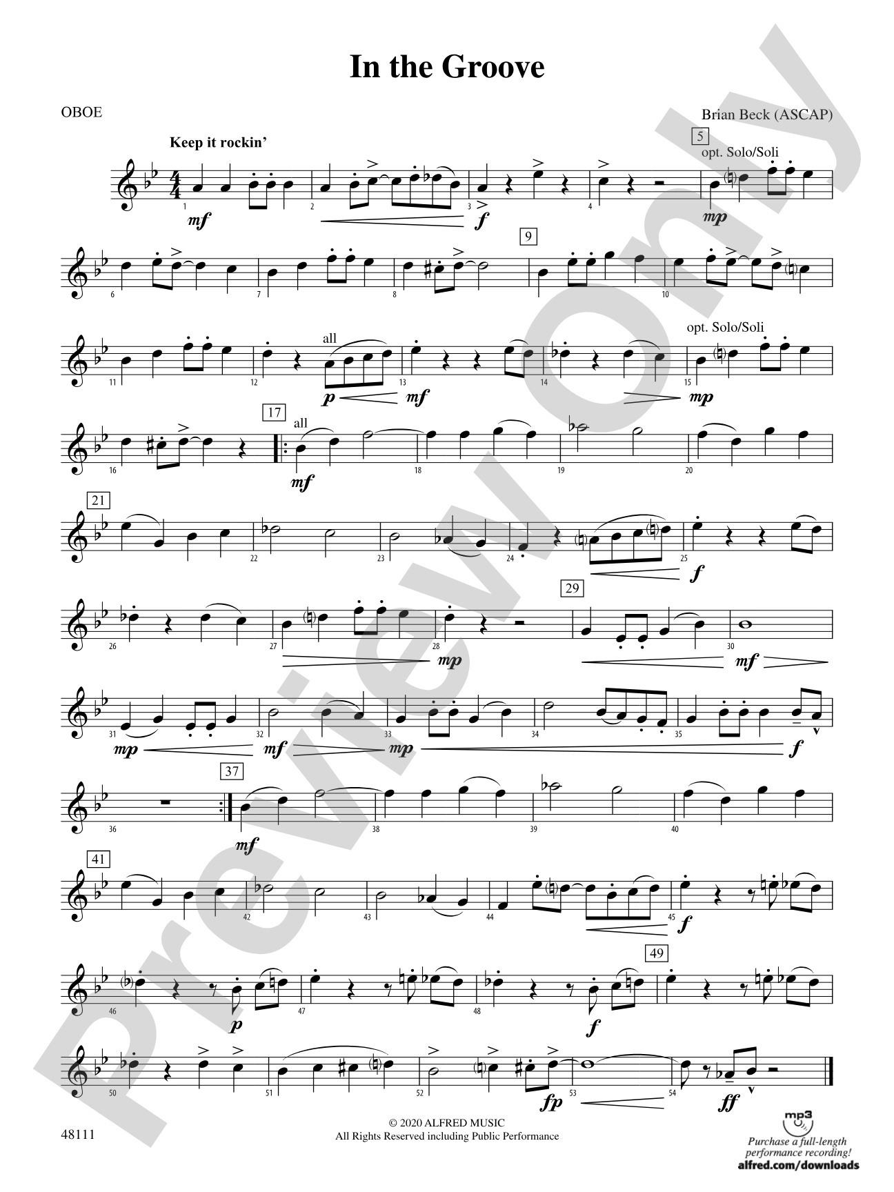 In the Groove: Oboe