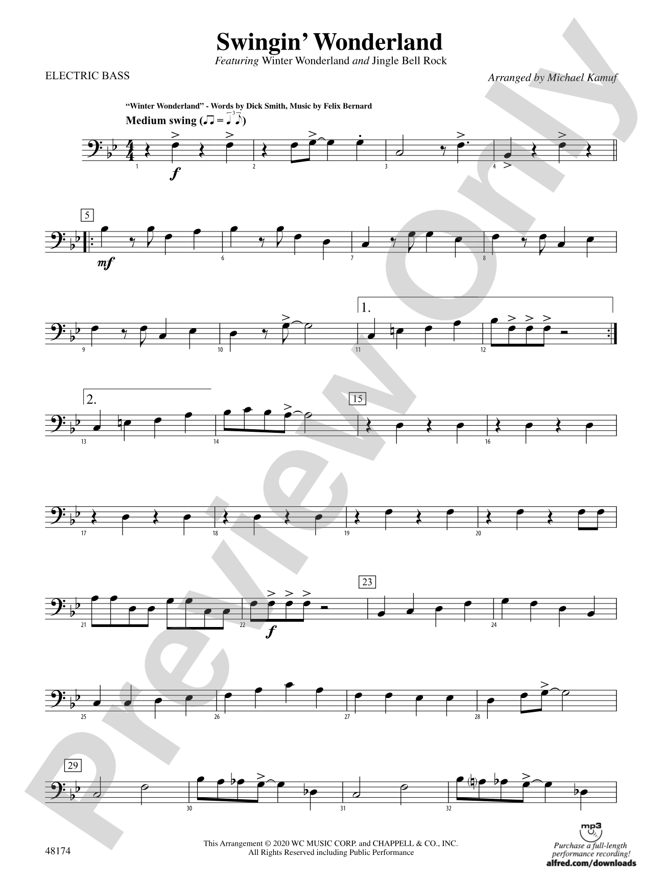 Swingin' Wonderland: Electric Bass