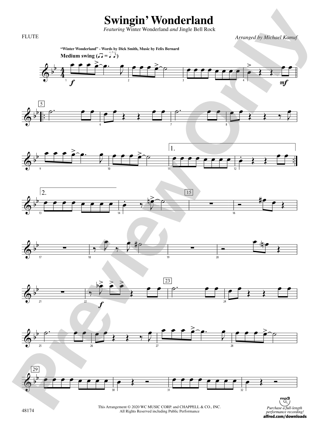 Swingin' Wonderland: Flute