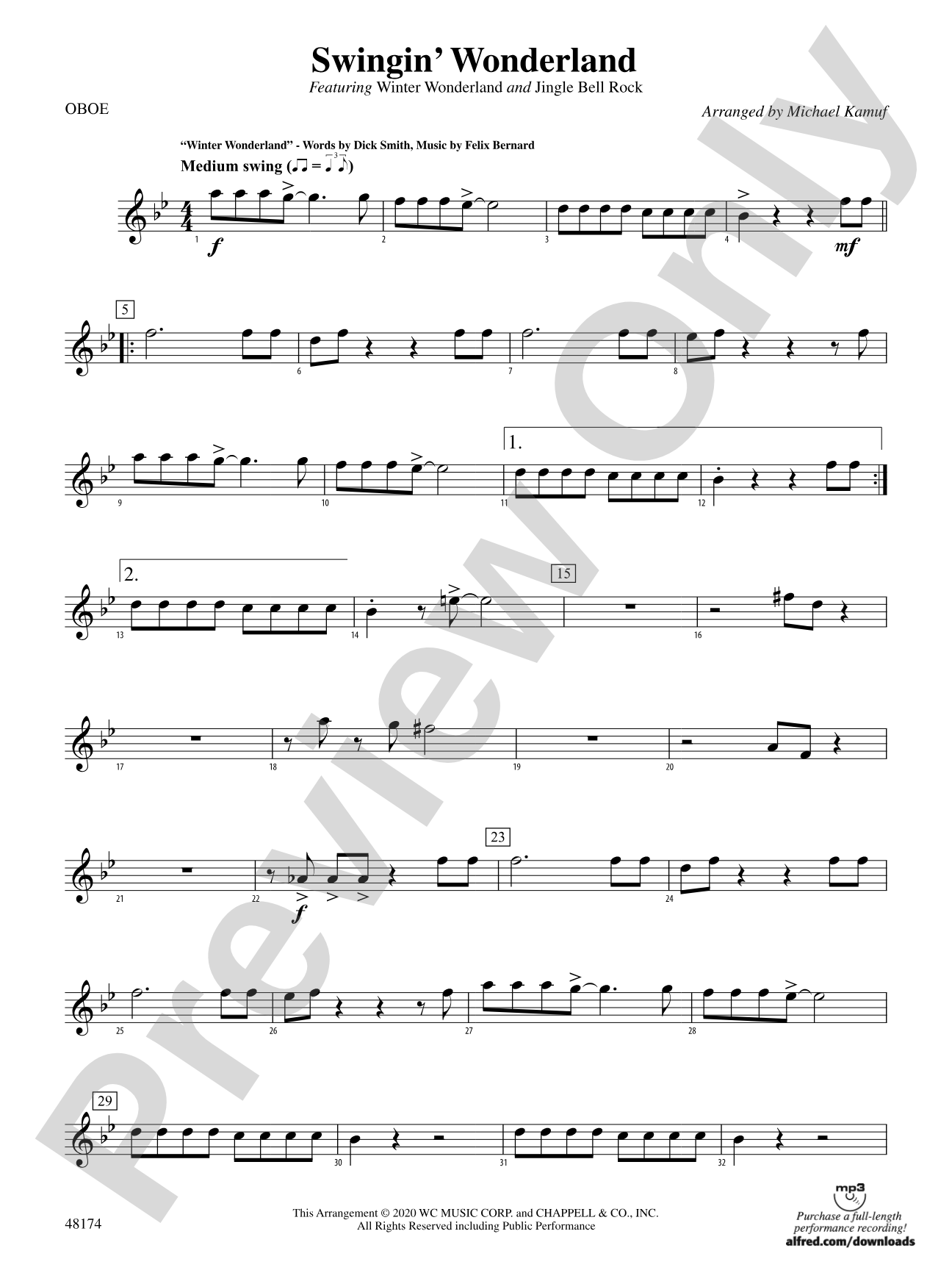 Swingin' Wonderland: Oboe