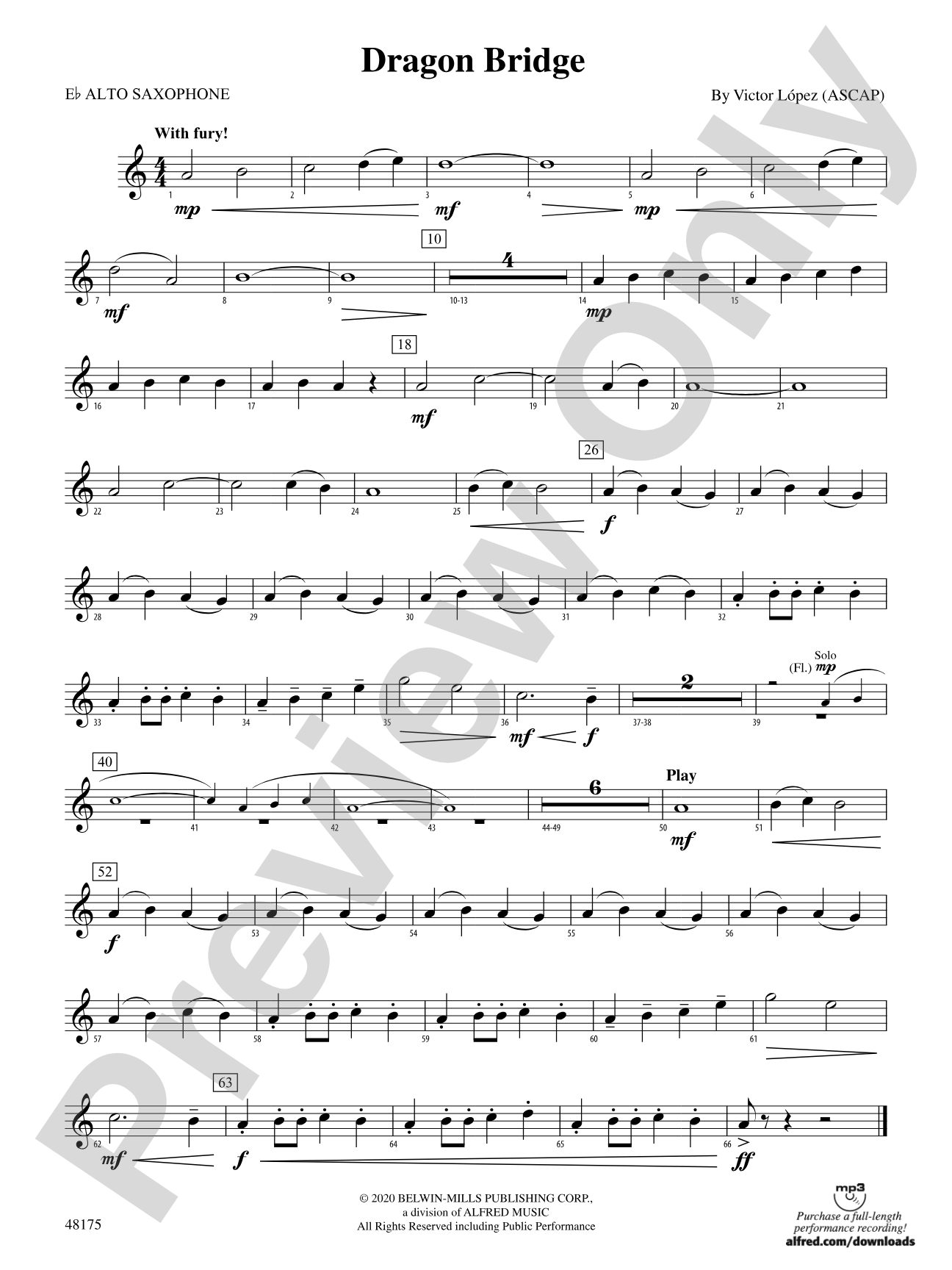Dragon Bridge: E-flat Alto Saxophone