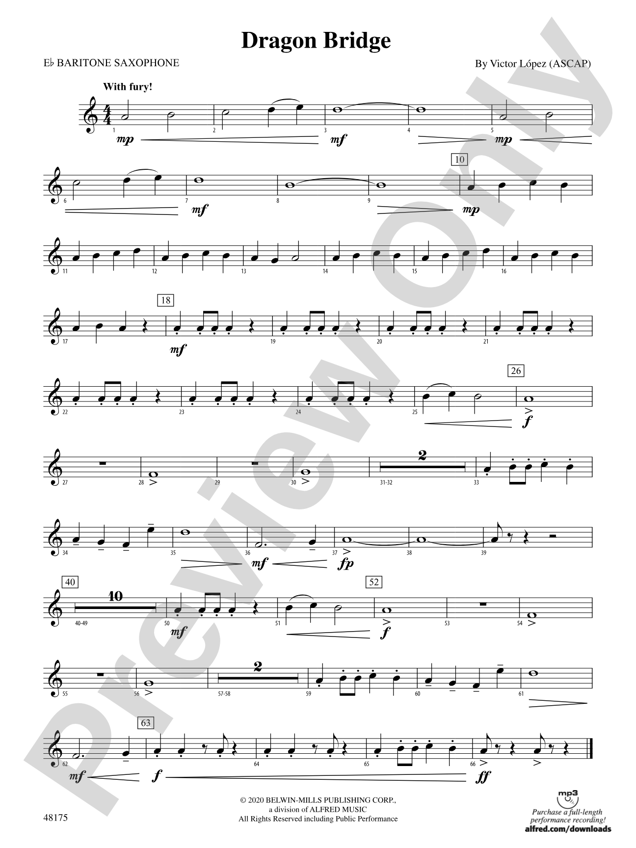 Dragon Bridge: E-flat Baritone Saxophone