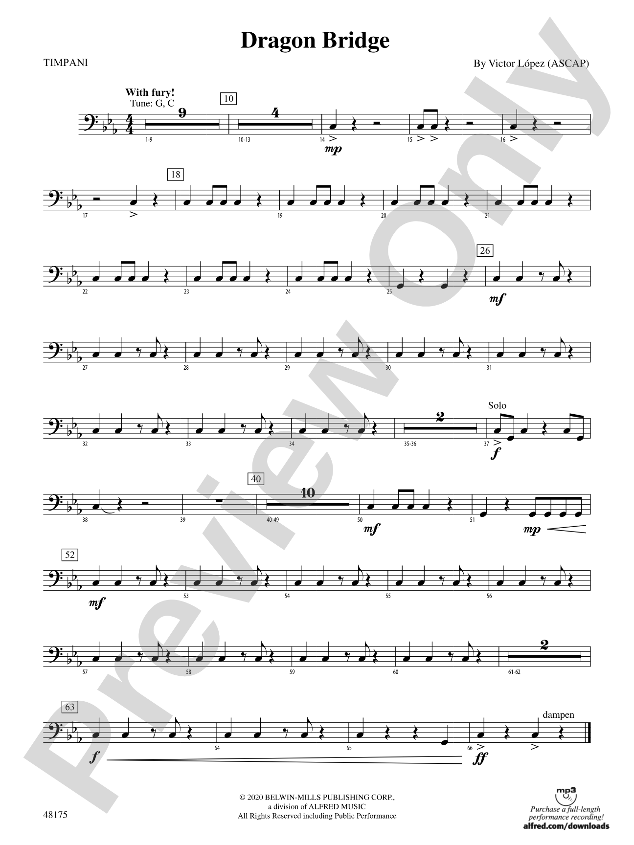 Dragon Bridge: Timpani