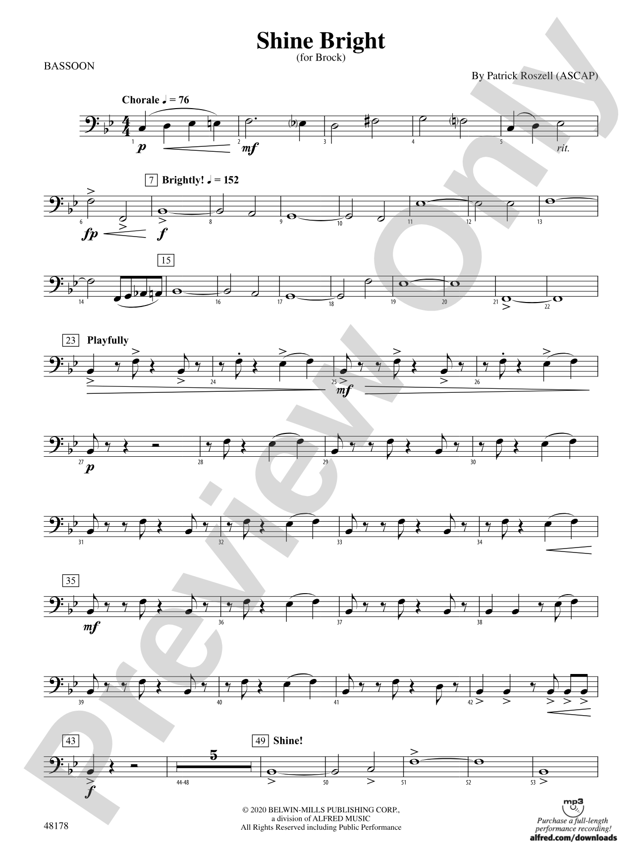 Shine Bright: Bassoon