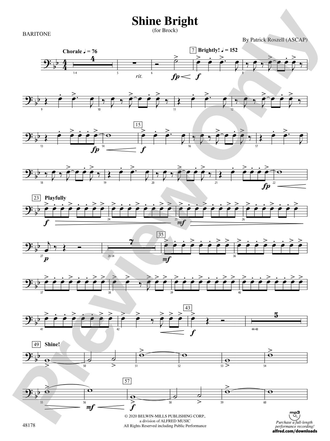 Shine Bright: Baritone B.C.