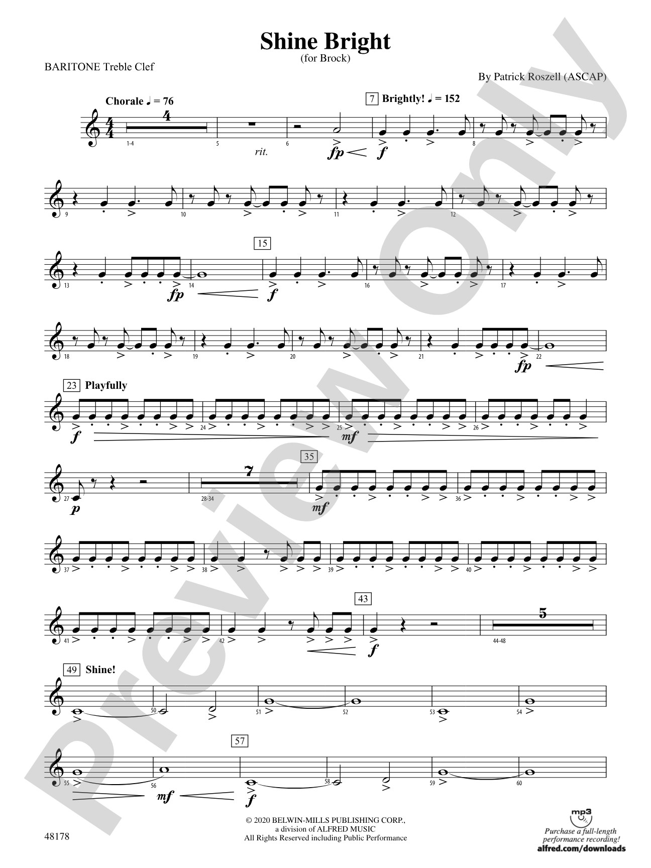 Shine Bright: Baritone T.C.