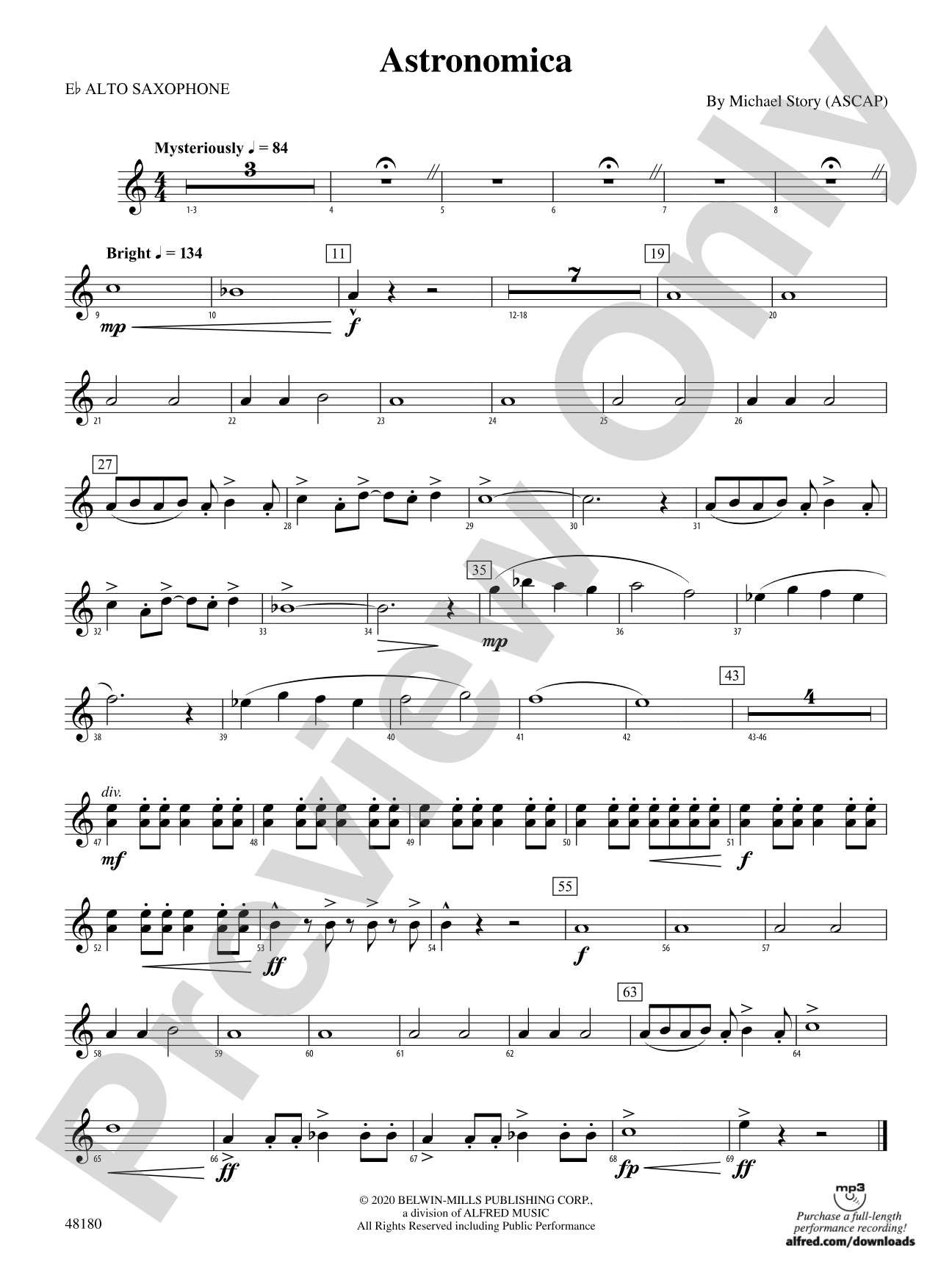 Astronomica: E-flat Alto Saxophone