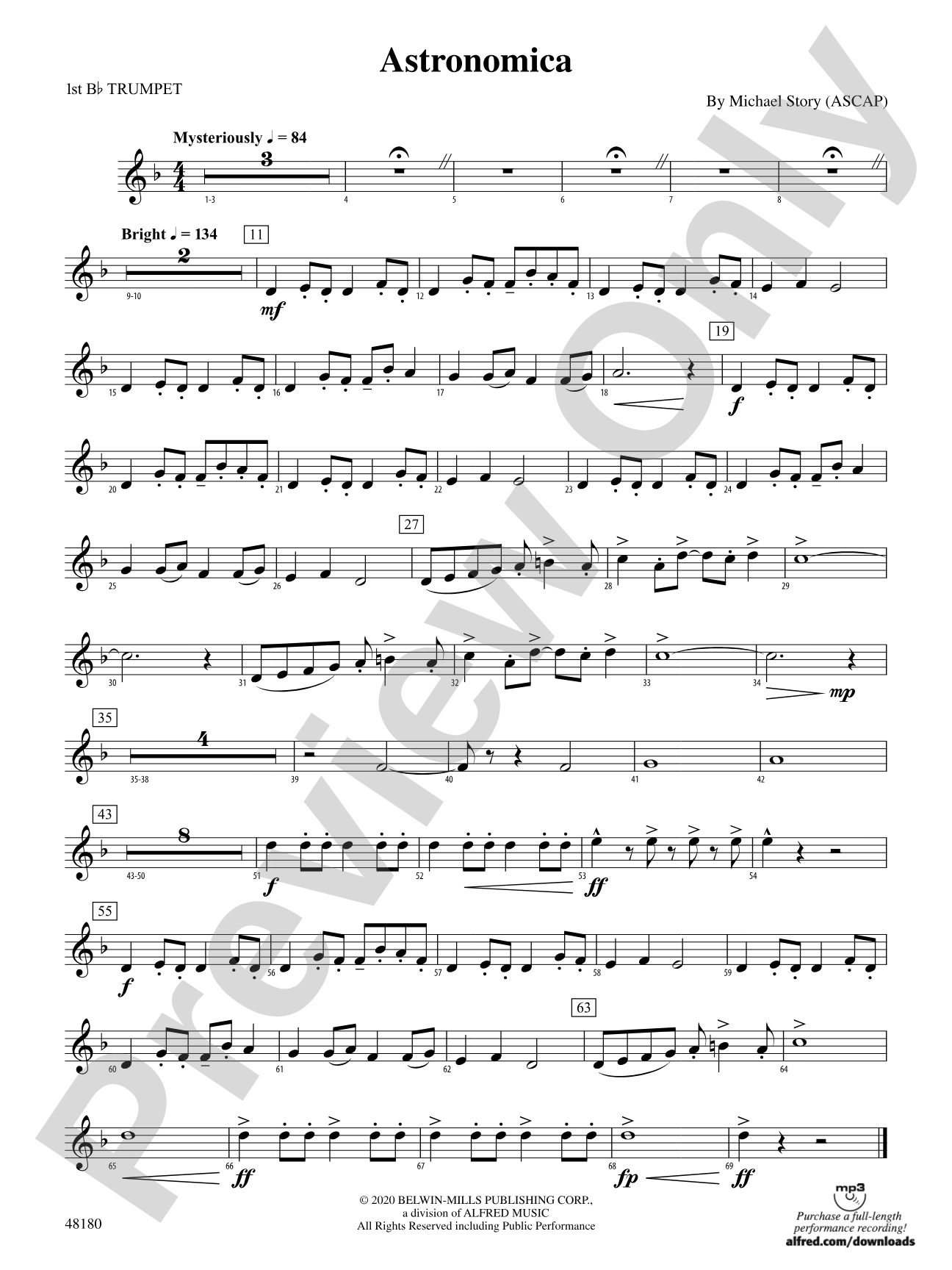 Astronomica: 1st B-flat Trumpet