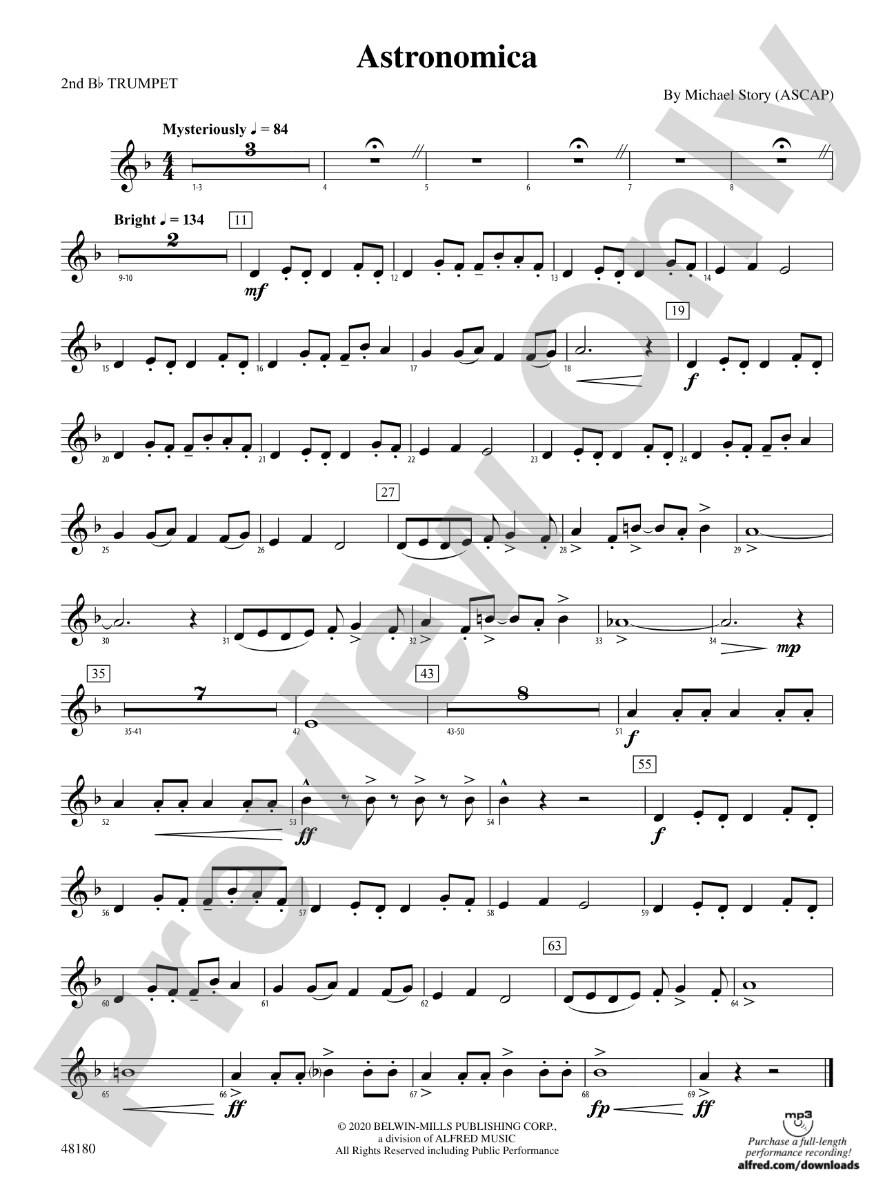 Astronomica: 2nd B-flat Trumpet