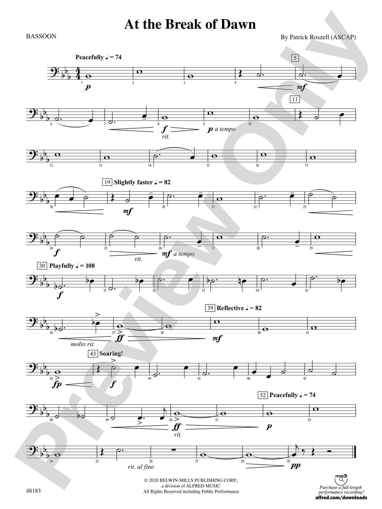 At the Break of Dawn: Bassoon