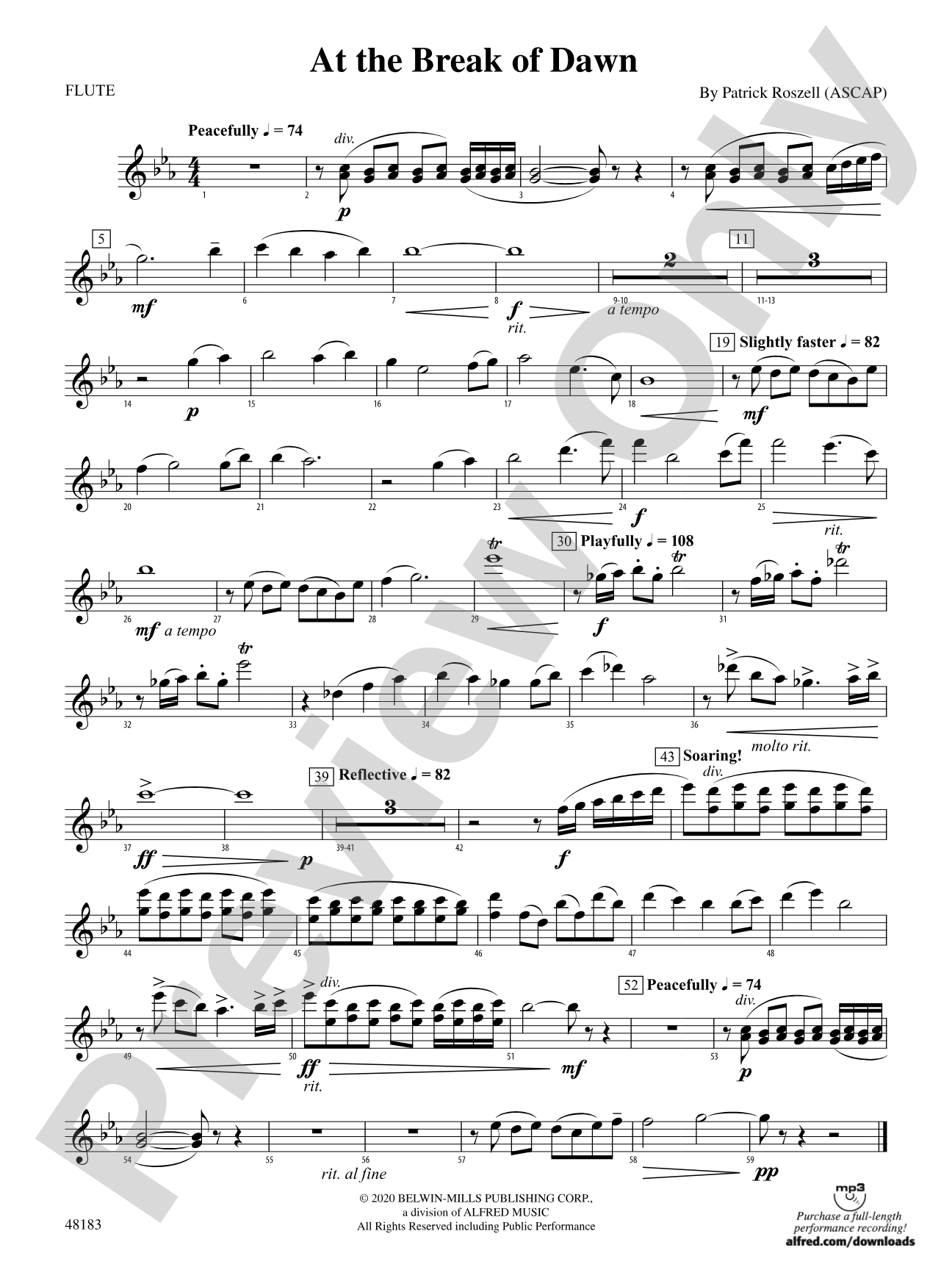 At the Break of Dawn: Flute