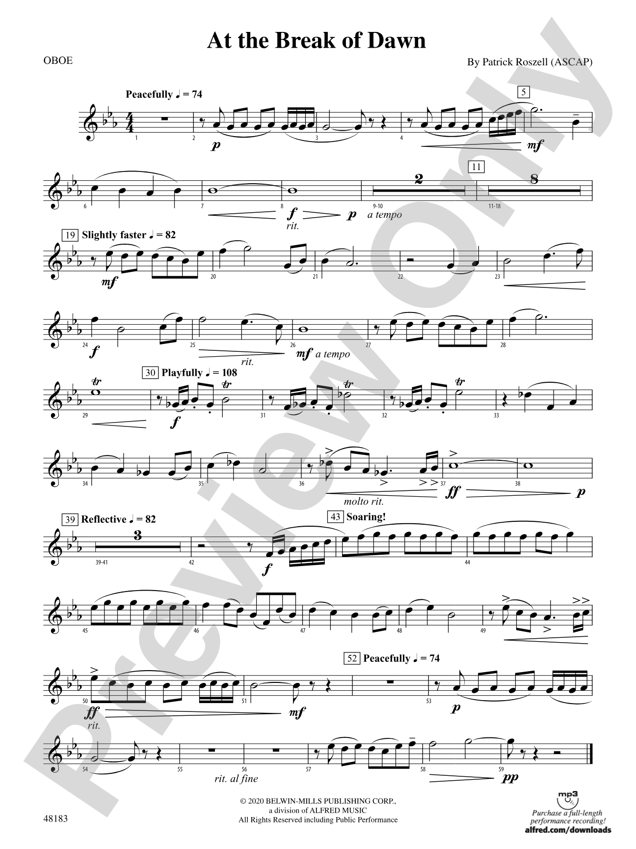 At the Break of Dawn: Oboe