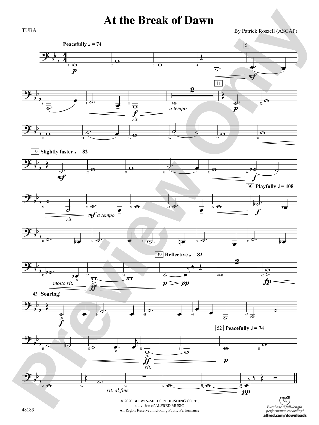 At the Break of Dawn: Tuba