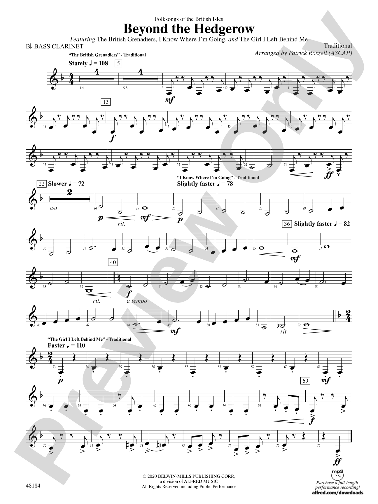 Beyond the Hedgerow: B-flat Bass Clarinet